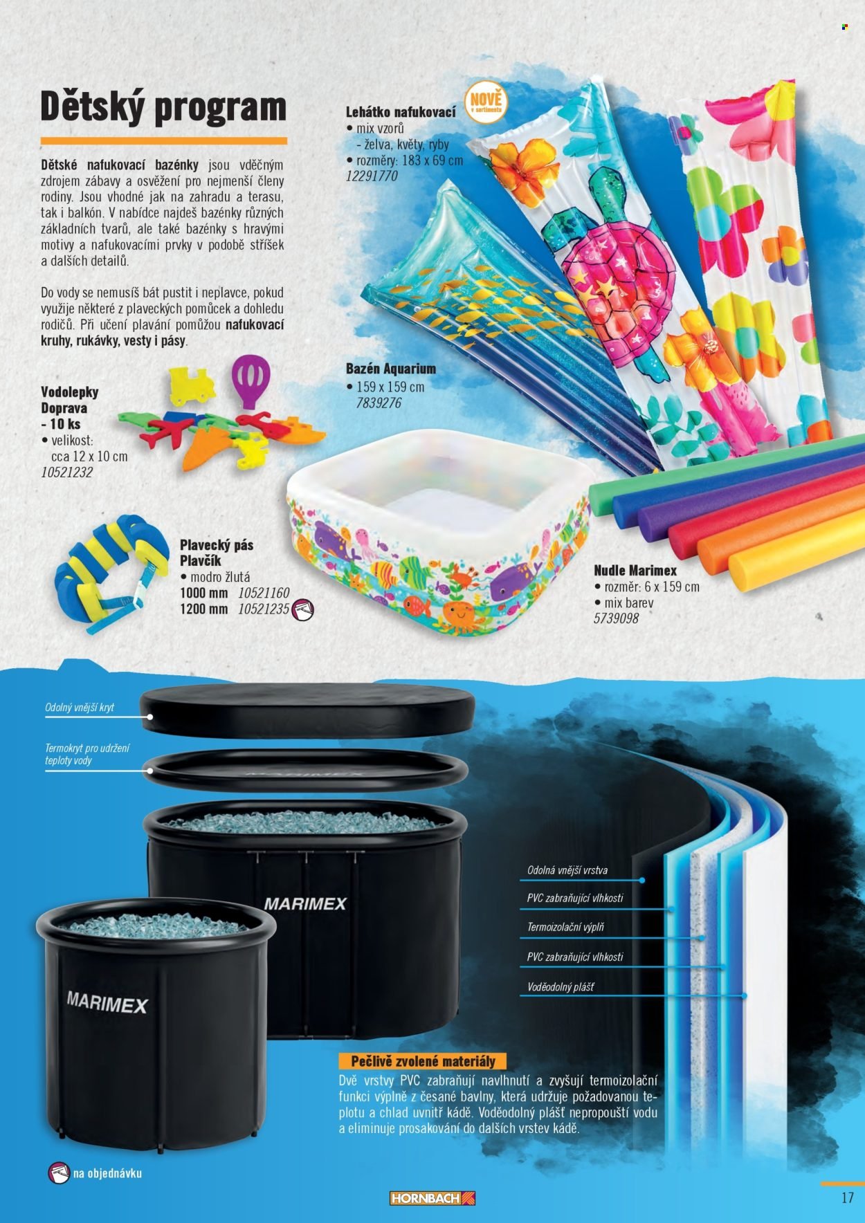 HORNBACH leták - Bazény (2025-05-15)