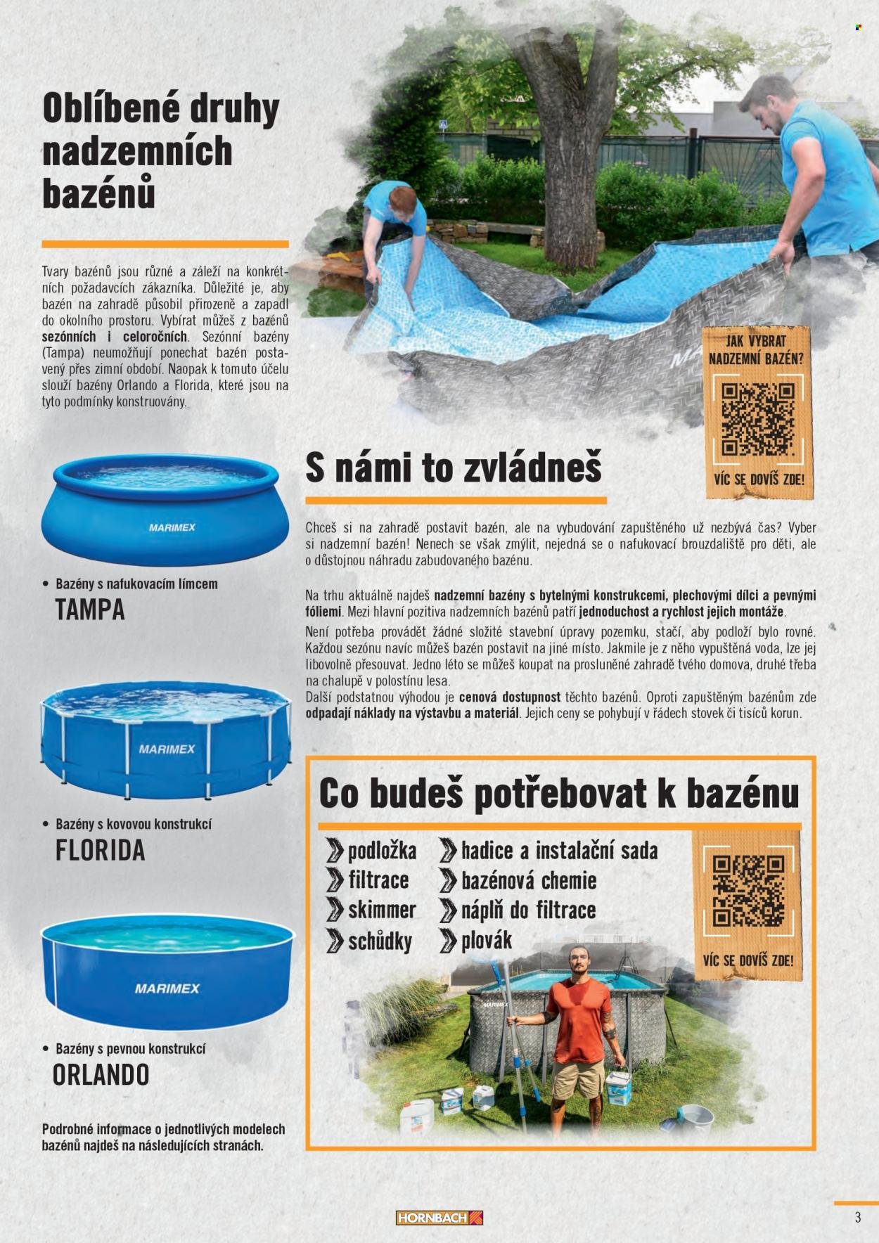 HORNBACH leták - Bazény (2025-05-15)