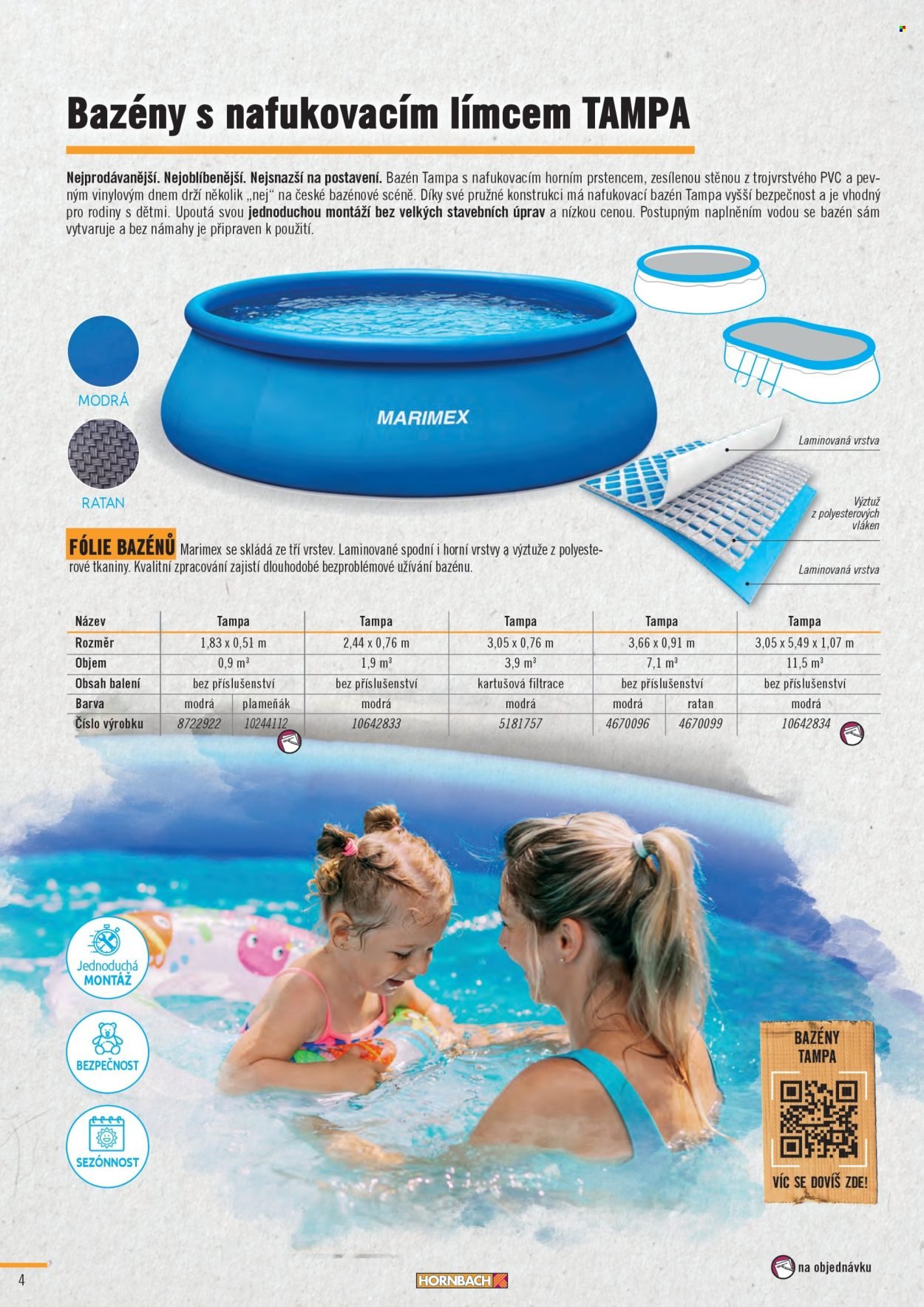 HORNBACH leták - Bazény (2025-05-15)