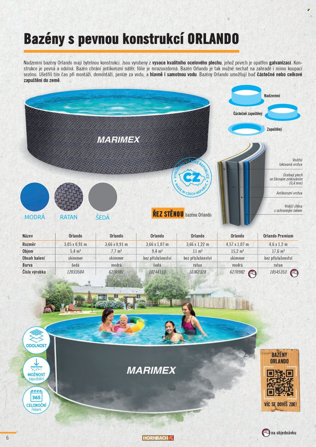 HORNBACH leták - Bazény (2025-05-15)