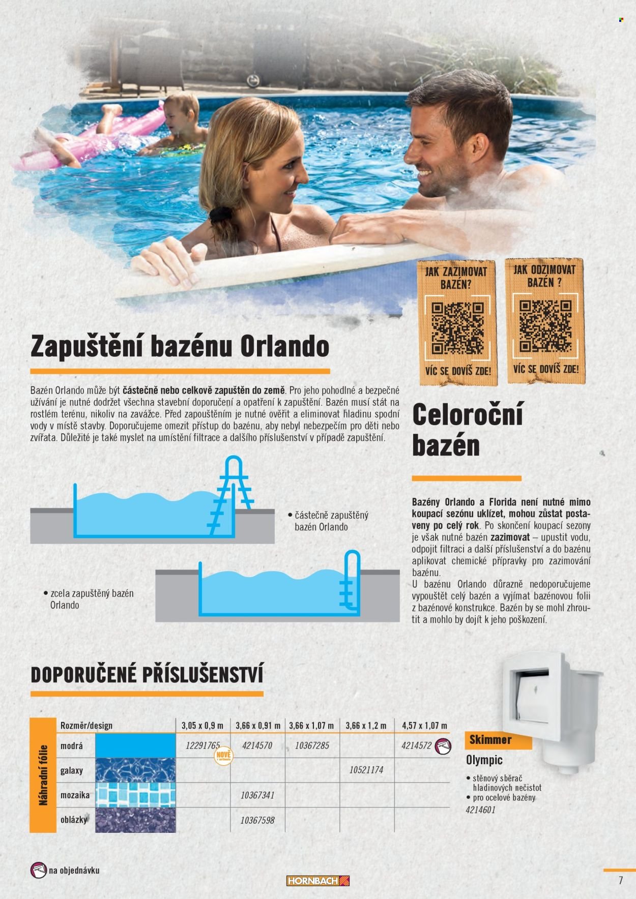 HORNBACH leták - Bazény (2025-05-15)