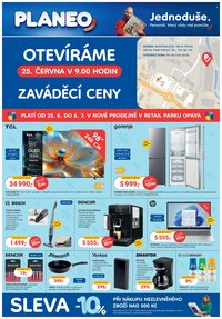PLANEO ELEKTRO leták - Nová prodejna PLANEO v Opavě