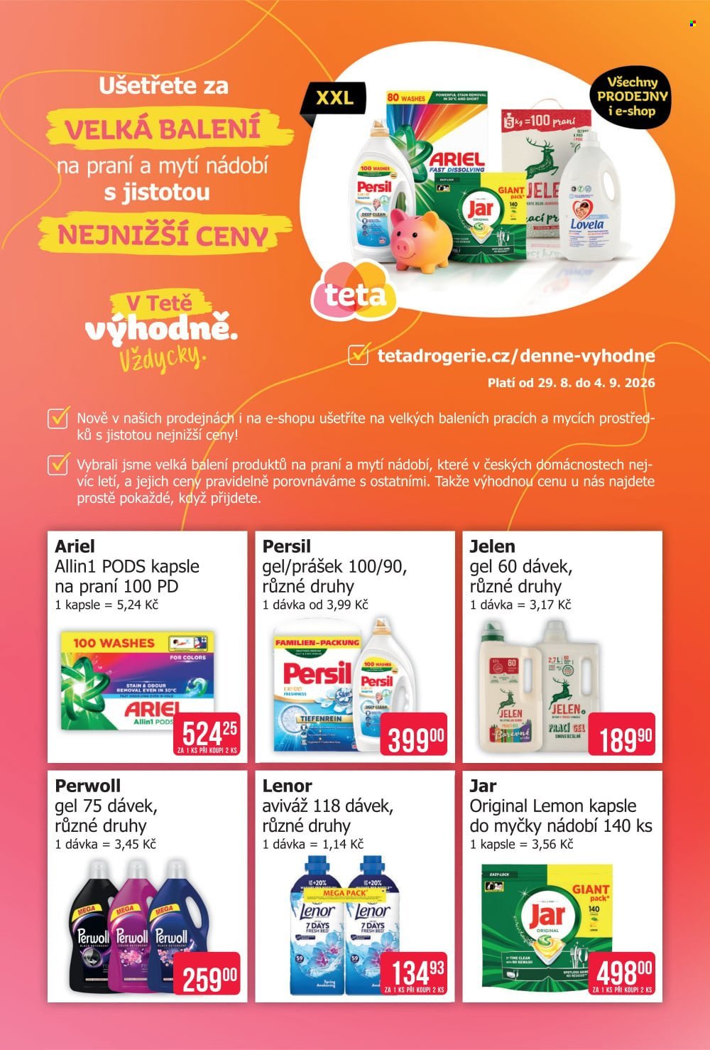 TETA DROGERIE leták - V Tetě výhodně. Vždycky.