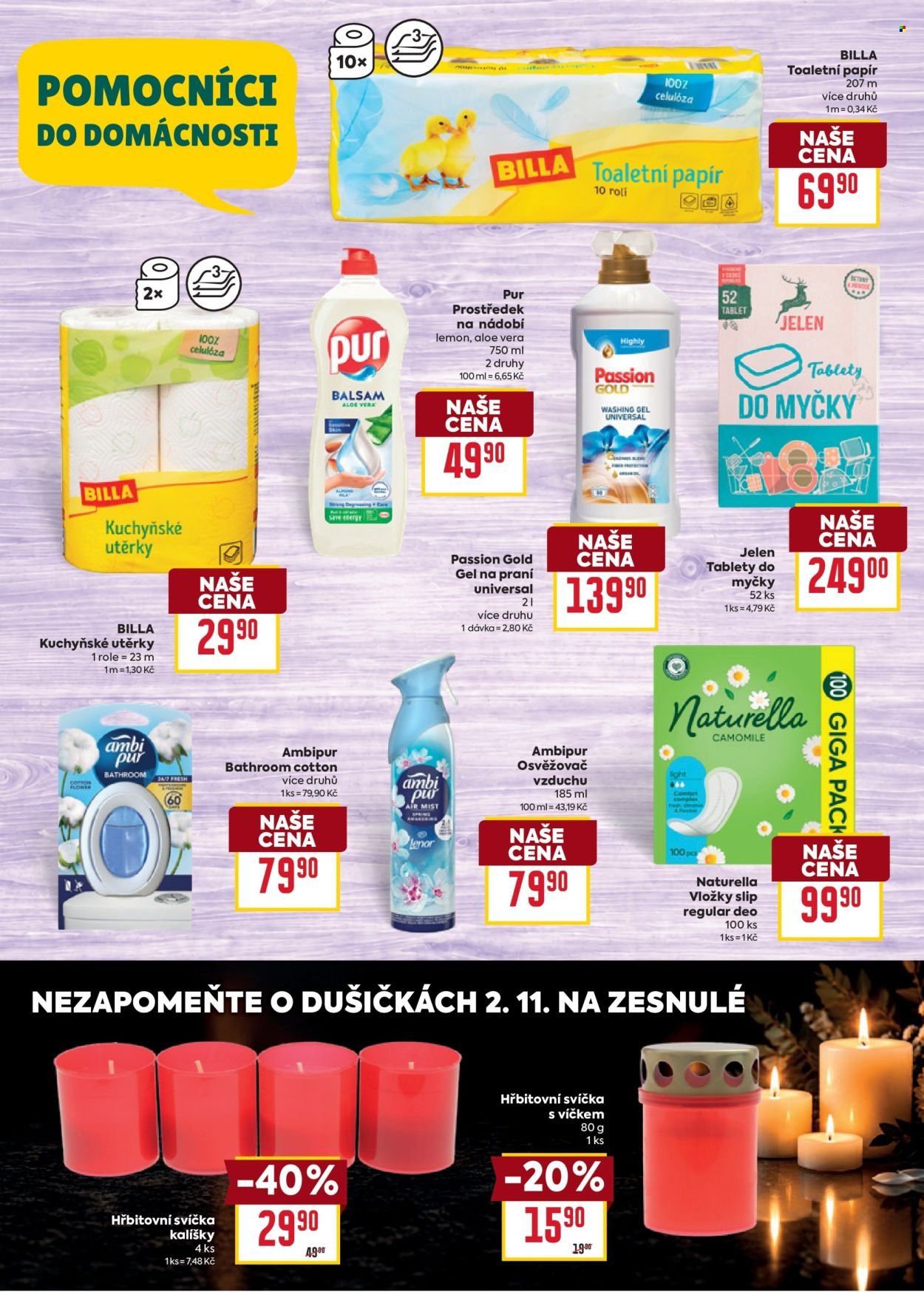 BILLA leták - Podzimní nápoje