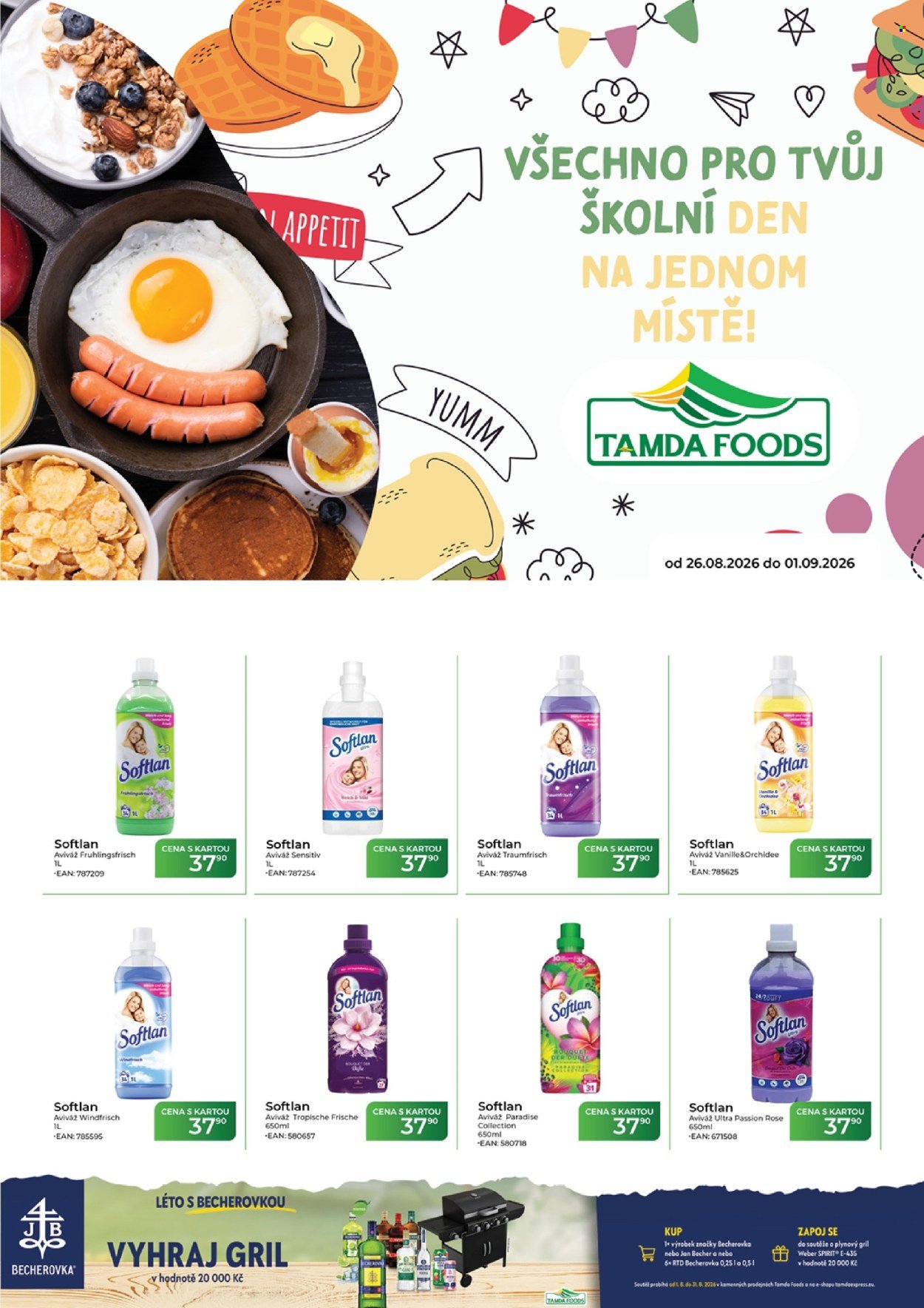 TAMDA FOODS leták - Od středy 26.8.2026