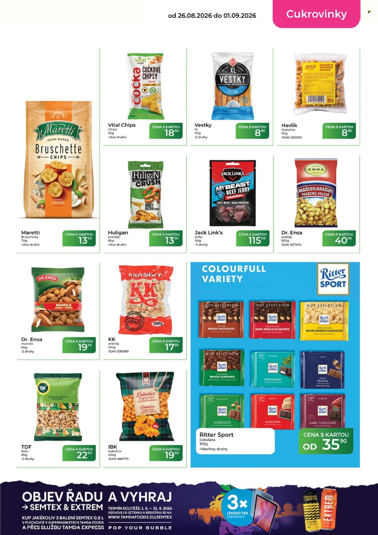 TAMDA FOODS leták - Od středy 26.8.2026