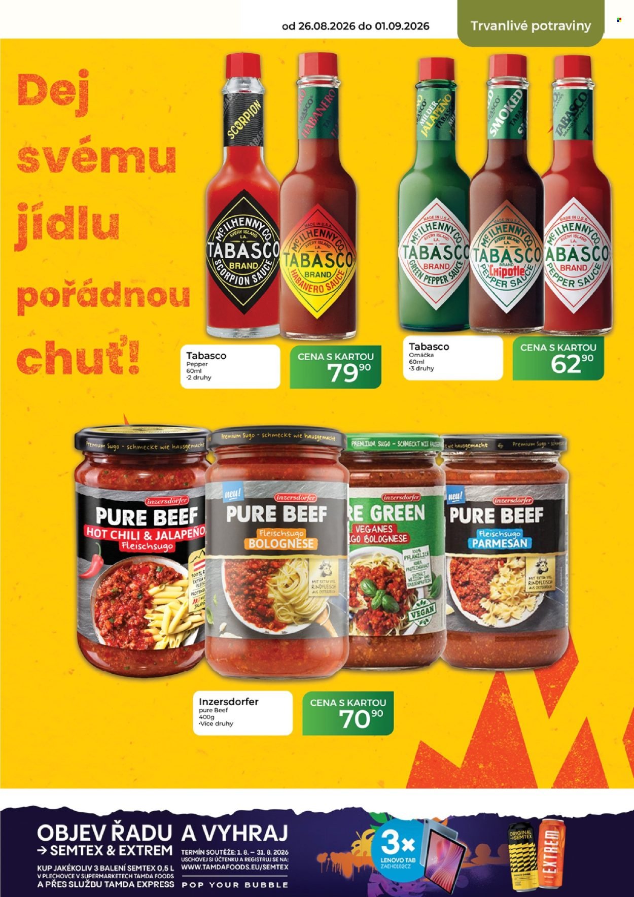TAMDA FOODS leták - Od středy 26.8.2026