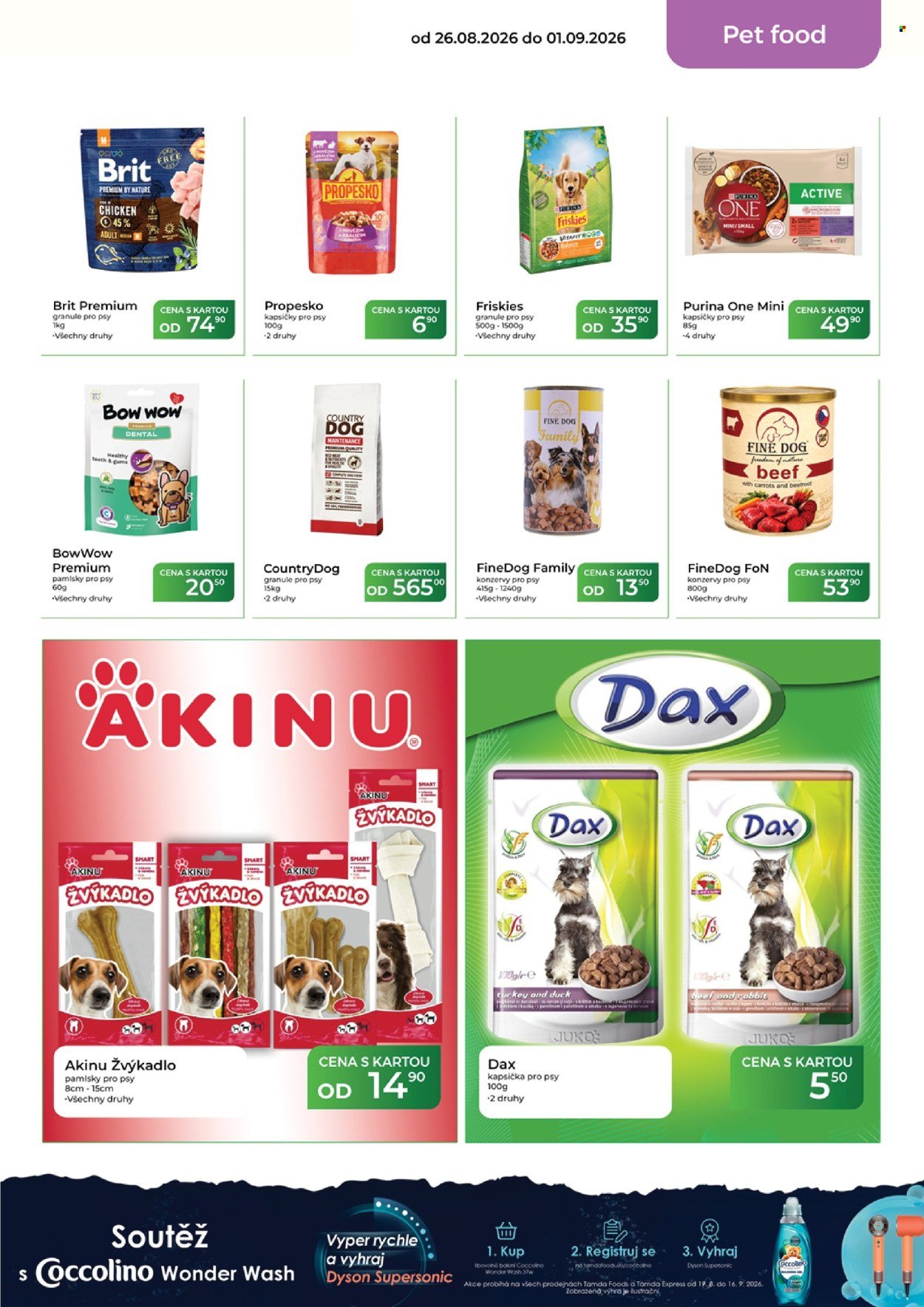 TAMDA FOODS leták - Od středy 26.8.2026