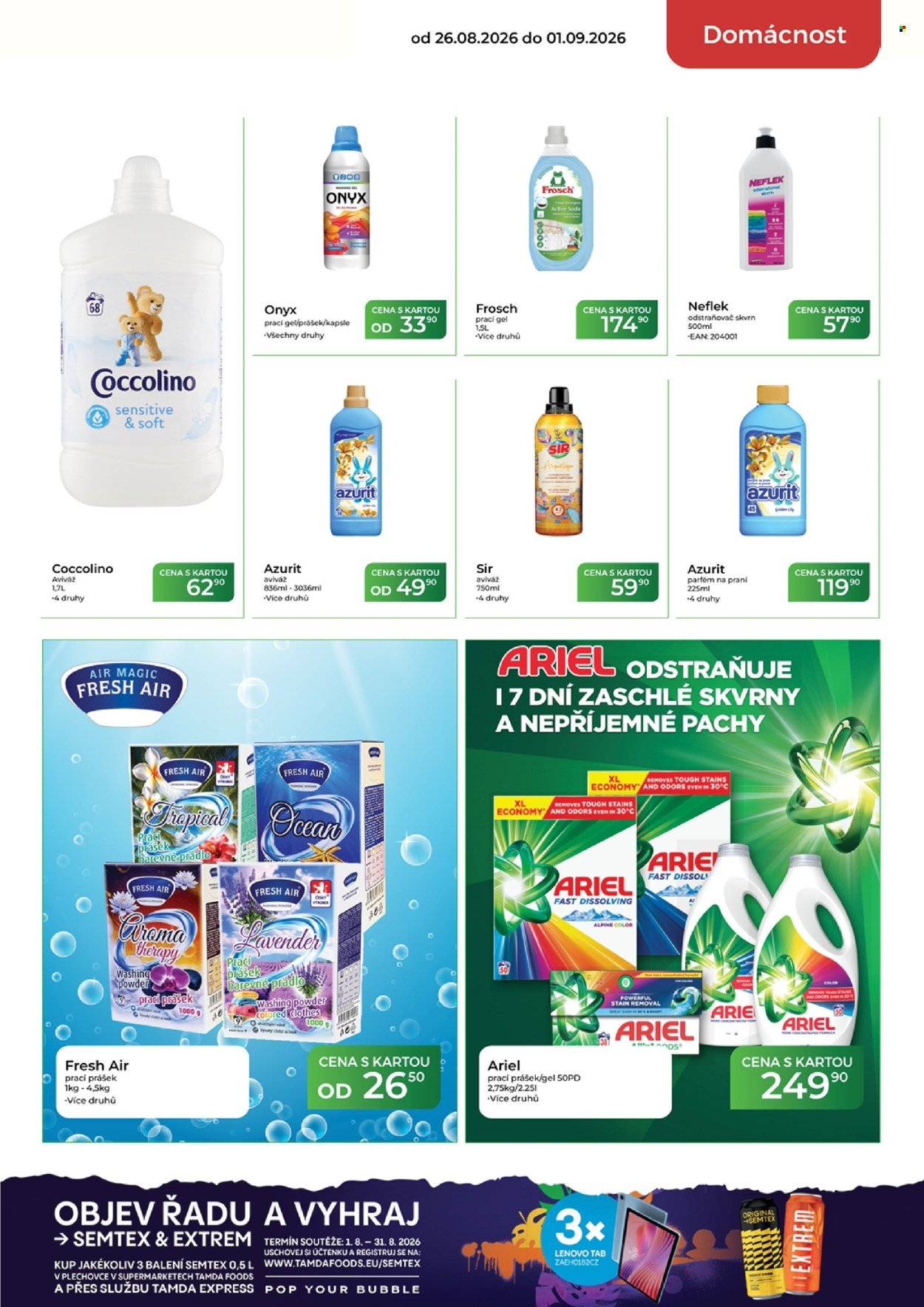TAMDA FOODS leták - Od středy 26.8.2026