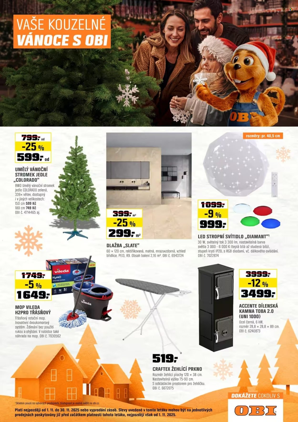 OBI leták - Vaše kouzelné Vánoce s Obi (2025-11-01 - 2025-11-30)