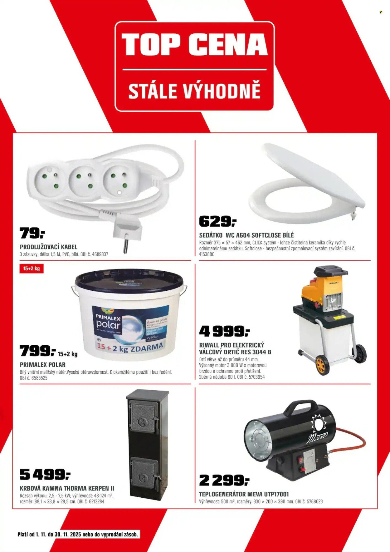 OBI leták - Vaše kouzelné Vánoce s Obi (2025-11-01 - 2025-11-30)