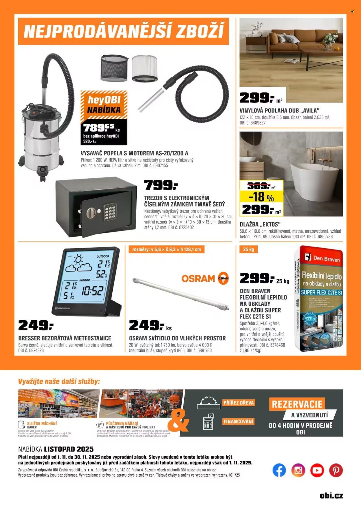 OBI leták - Vaše kouzelné Vánoce s Obi (2025-11-01 - 2025-11-30)