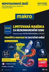 MAKRO leták - Nepotravinové zboží