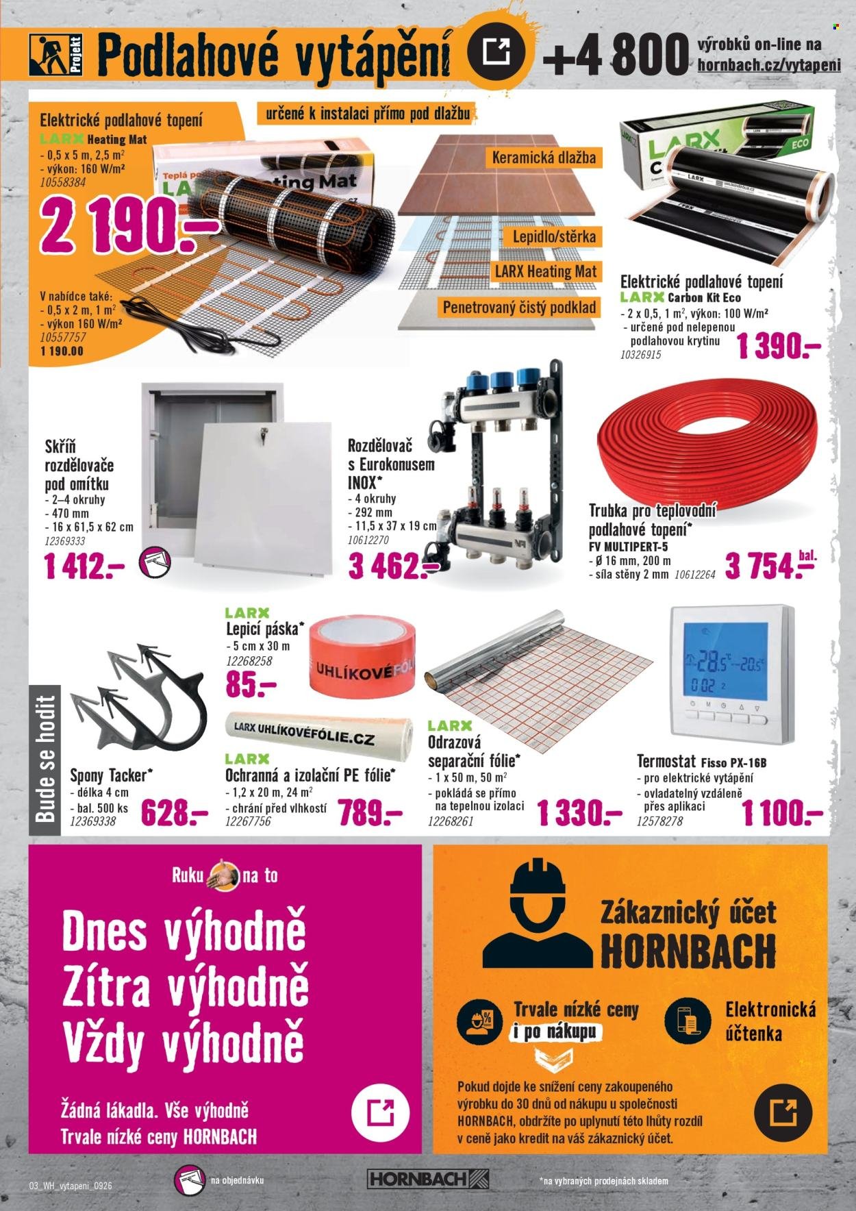 HORNBACH leták - Váš další projekt - Vytápění