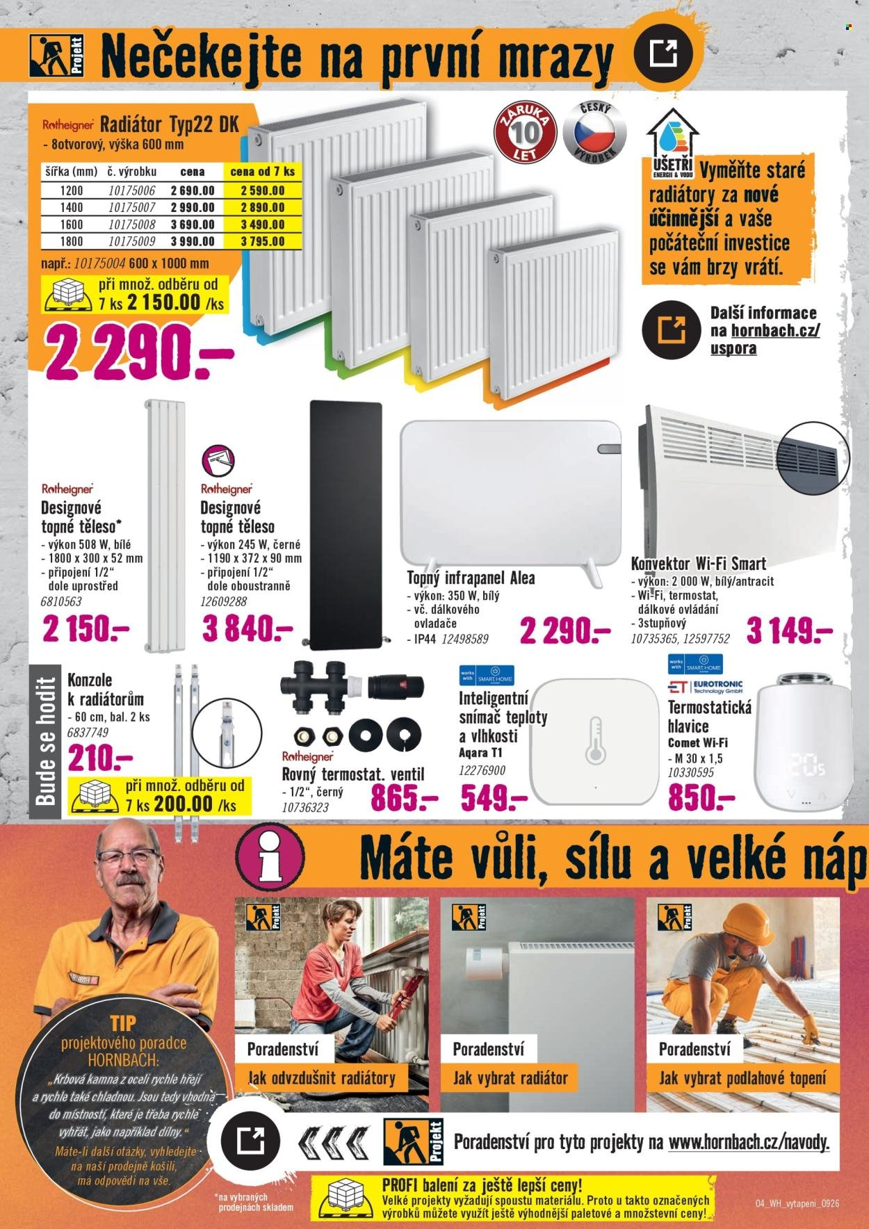 HORNBACH leták - Váš další projekt - Vytápění