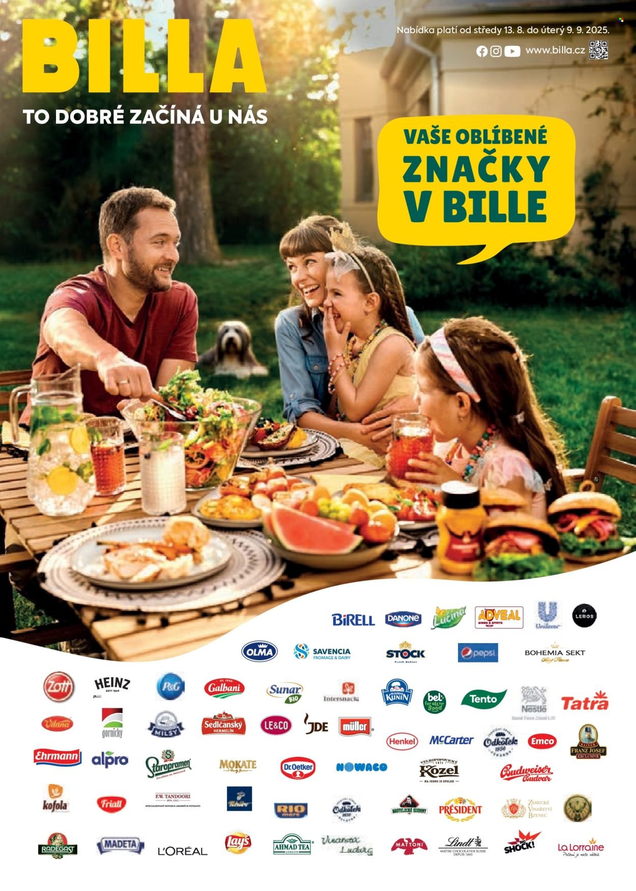 BILLA leták - Partneři (2025-08-13 - 2025-09-09)