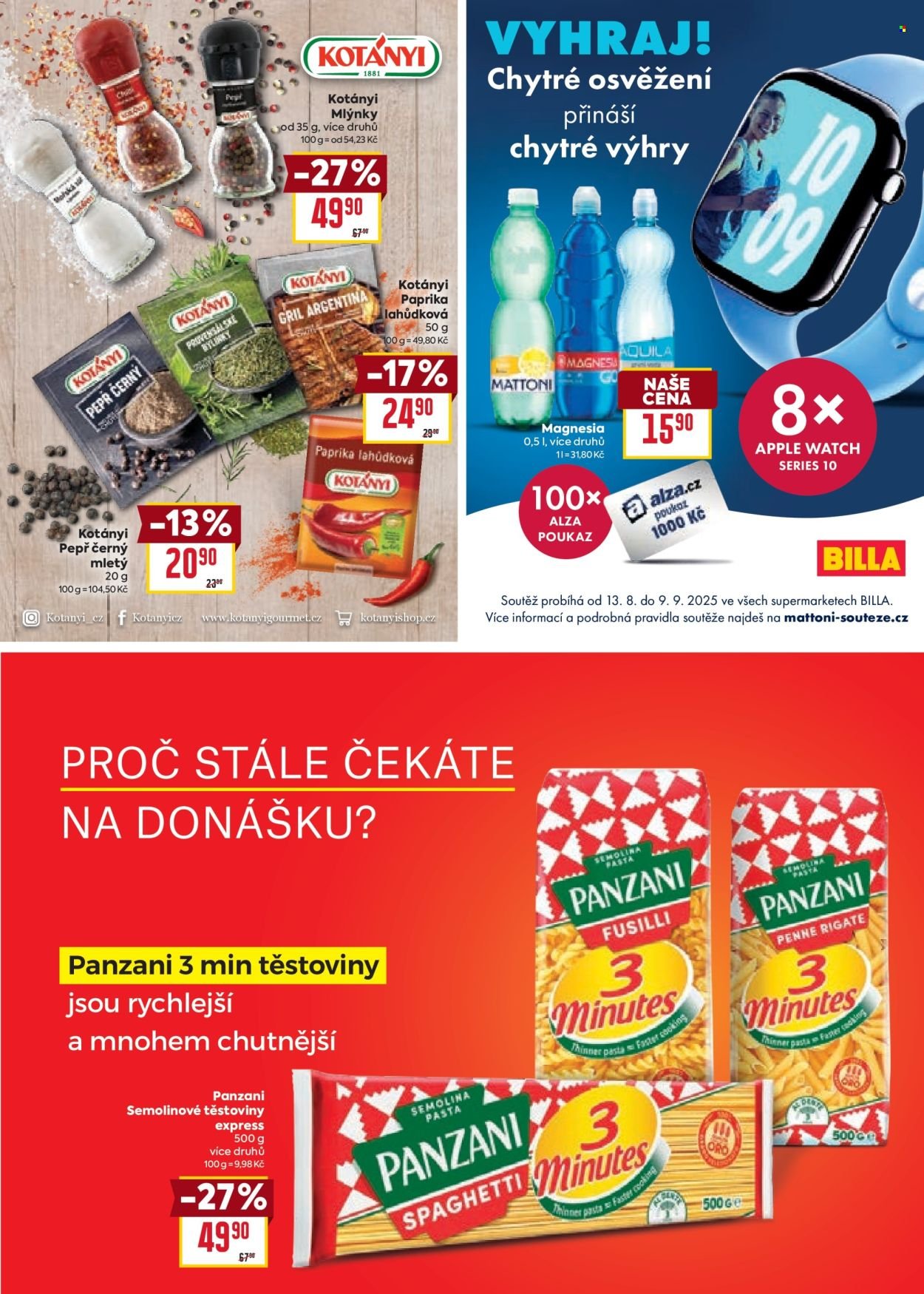 BILLA leták - Partneři (2025-08-13 - 2025-09-09)