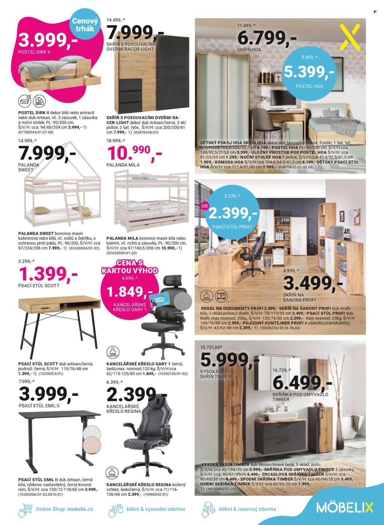 MÖBELIX leták - Vytočte si 100% zpět (2026-03-09 - 2026-04-05)
