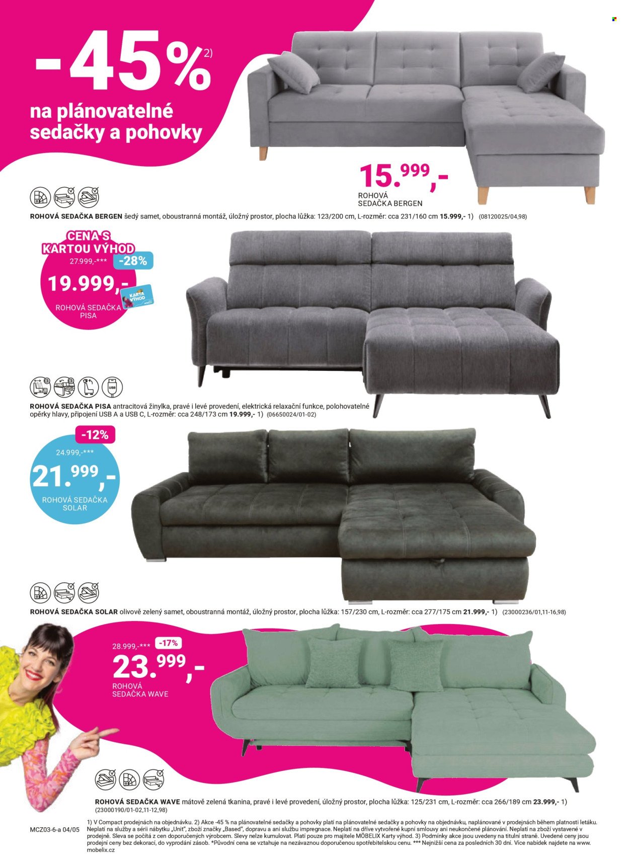 MÖBELIX leták - Vytočte si 100% zpět (2026-03-09 - 2026-04-05)