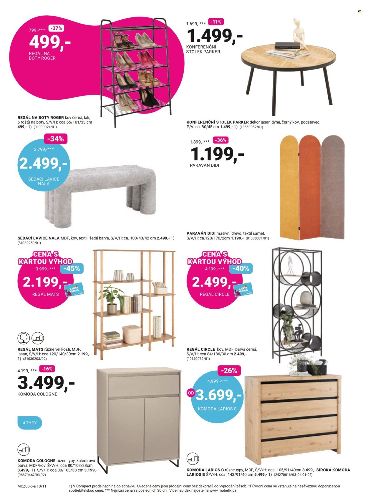 MÖBELIX leták - Vytočte si 100% zpět (2026-03-09 - 2026-04-05)