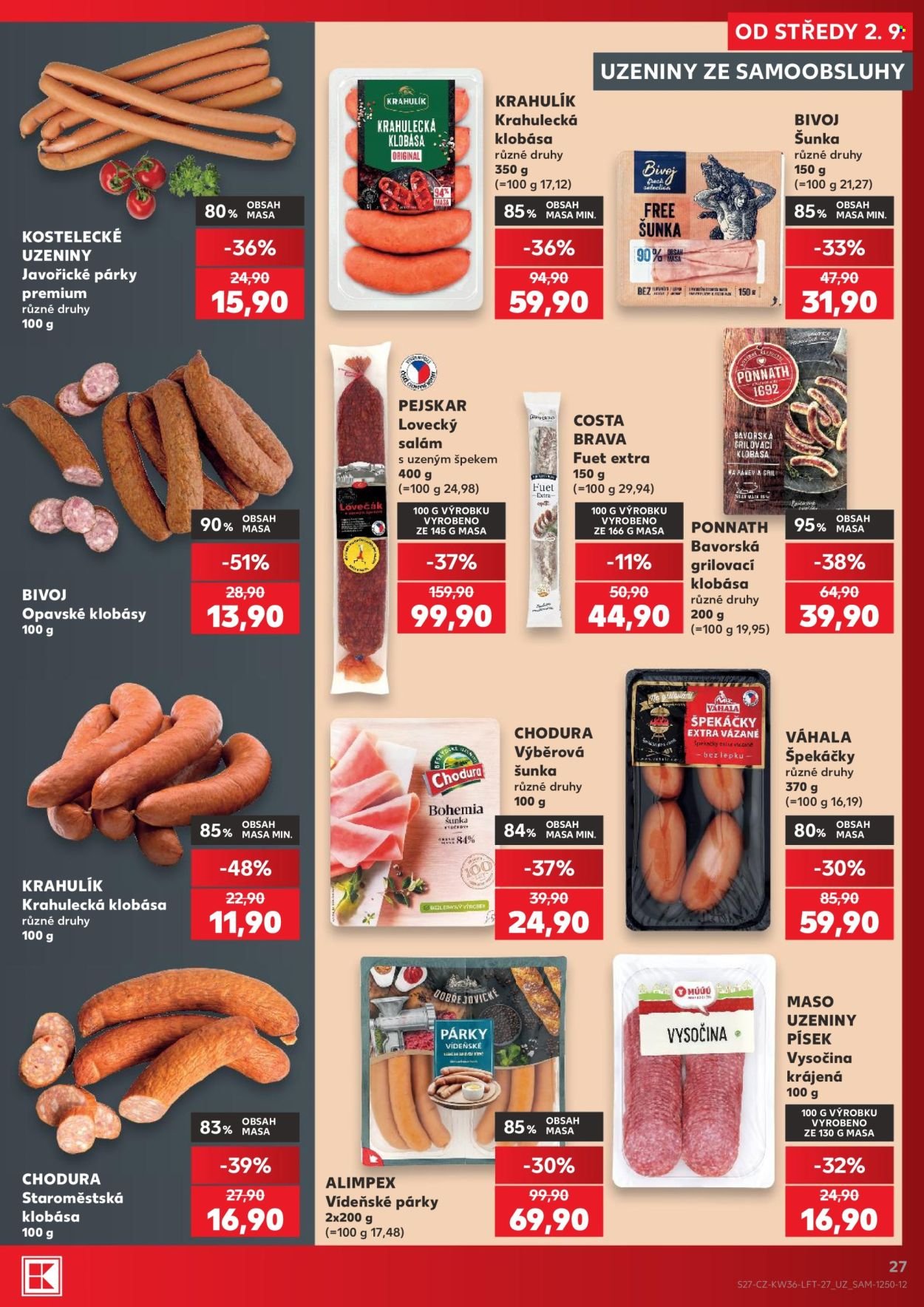 KAUFLAND leták - Od středy 2.9.2026
