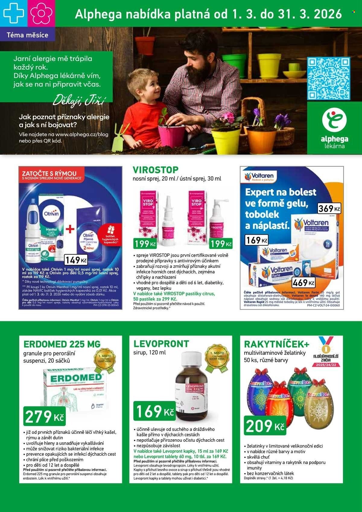 ALPHEGA LÉKÁRNA leták - Od neděle 1.3.2026 (2026-03-01 - 2026-03-31)