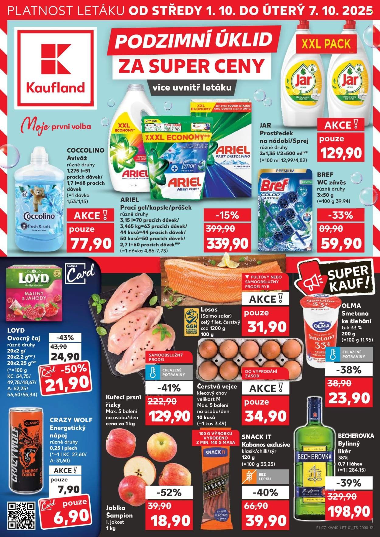 KAUFLAND leták - Od středy 1.10.2025 (2025-10-01 - 2025-10-07)