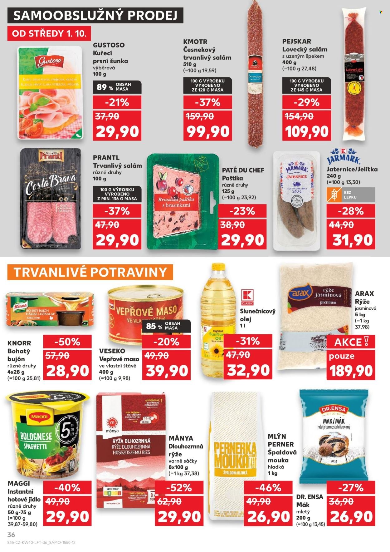 KAUFLAND leták - Od středy 1.10.2025 (2025-10-01 - 2025-10-07)