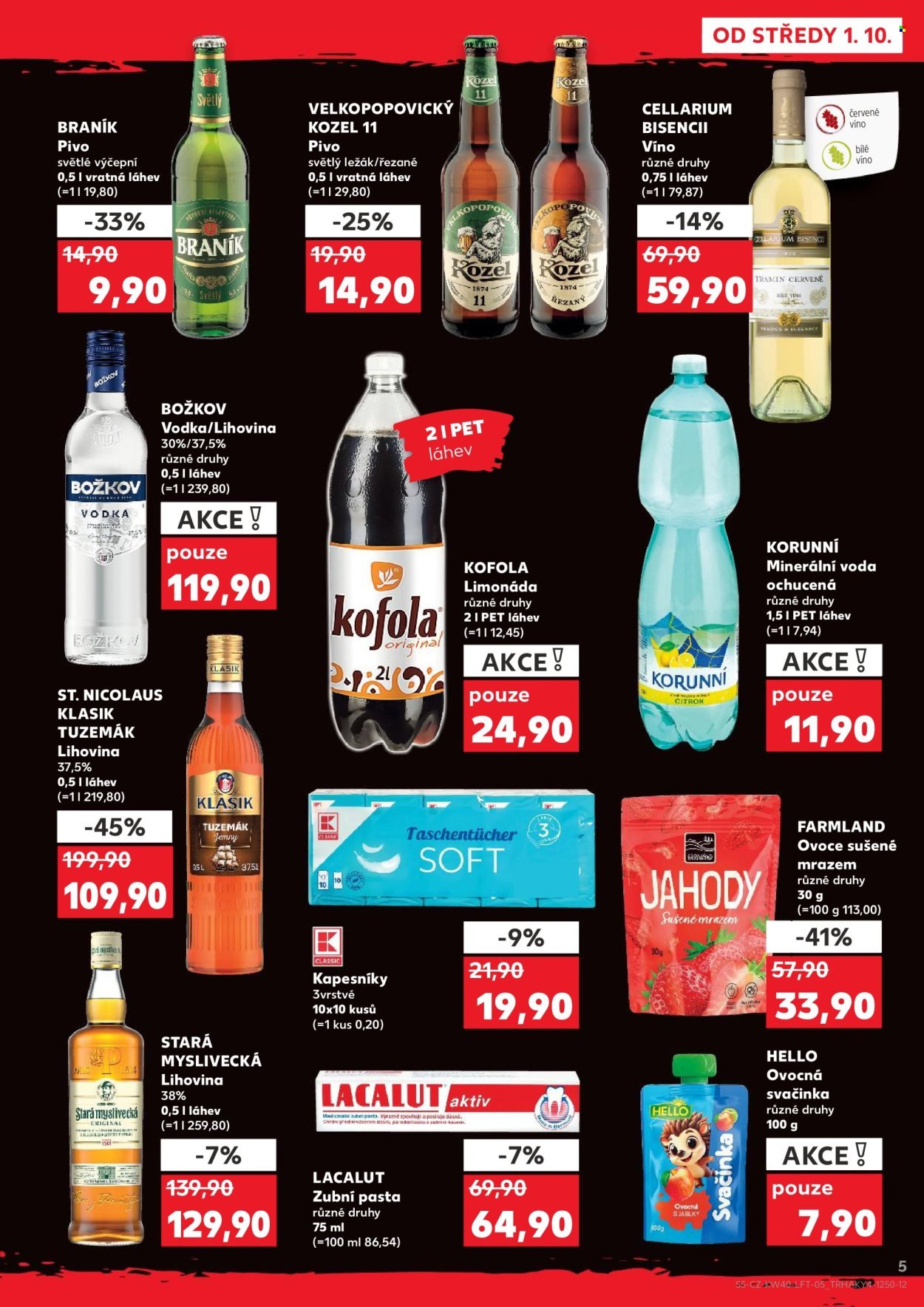 KAUFLAND leták - Od středy 1.10.2025 (2025-10-01 - 2025-10-07)