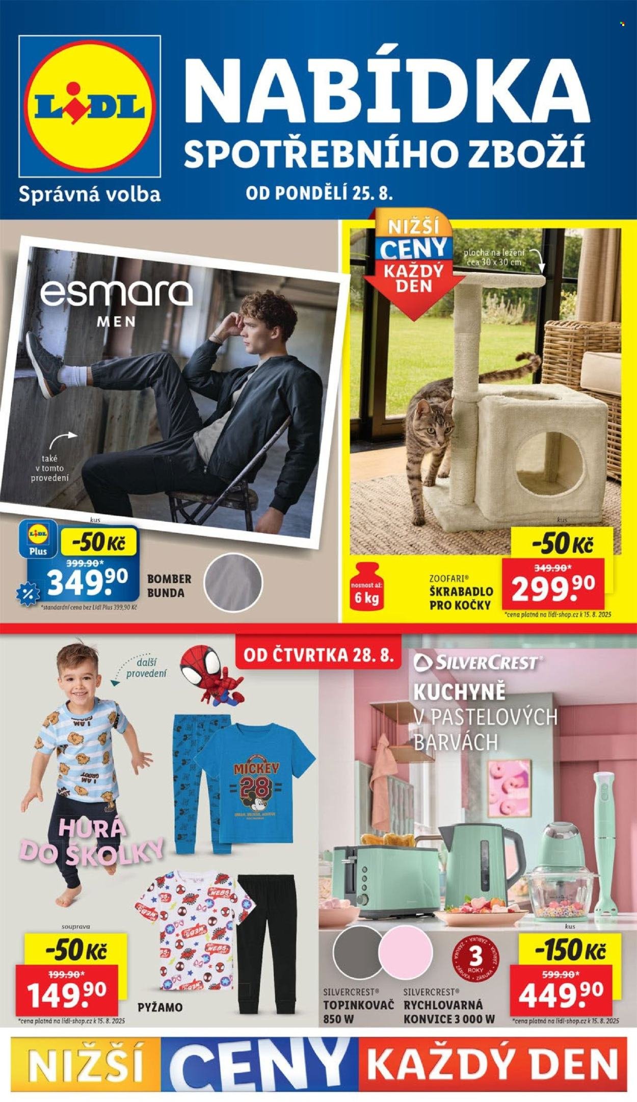 LIDL leták - Spotřební zboží (2025-08-25 - 2025-08-31)