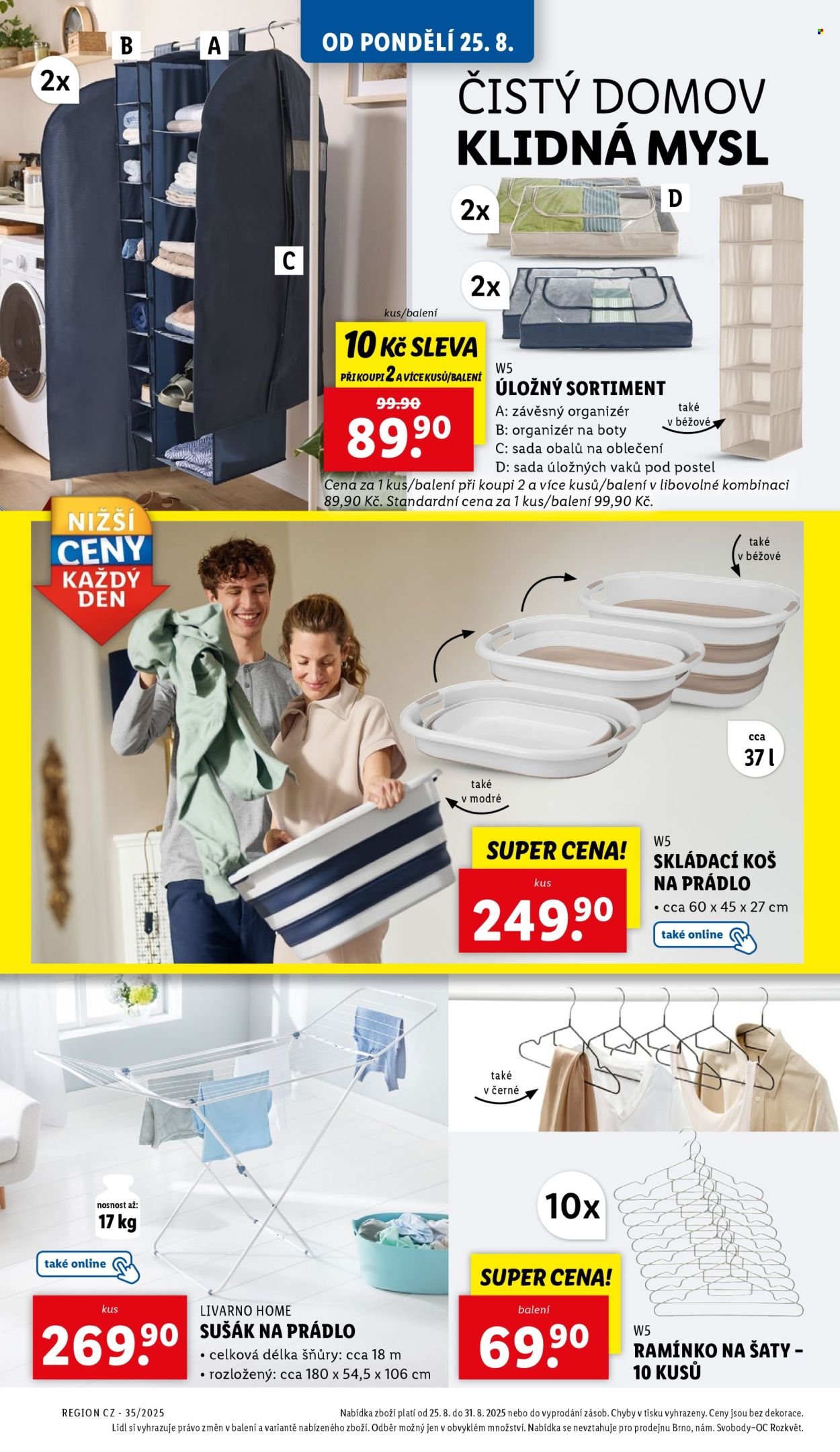 LIDL leták - Spotřební zboží (2025-08-25 - 2025-08-31)