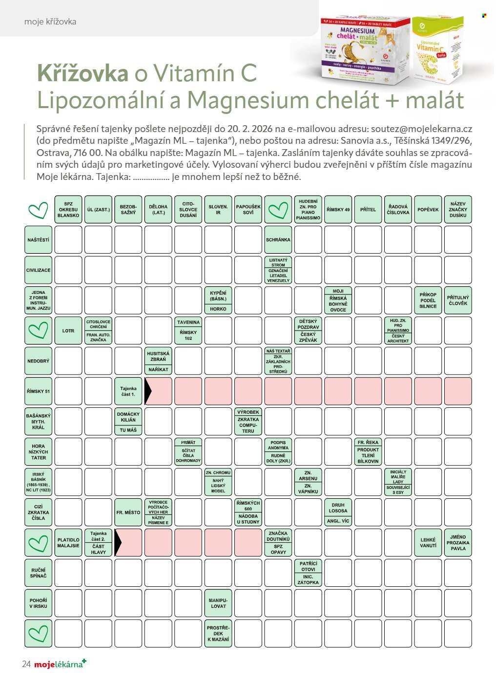 MOJELEKARNA.CZ leták - Leden/Únor (2026-01-01 - 2026-02-28)