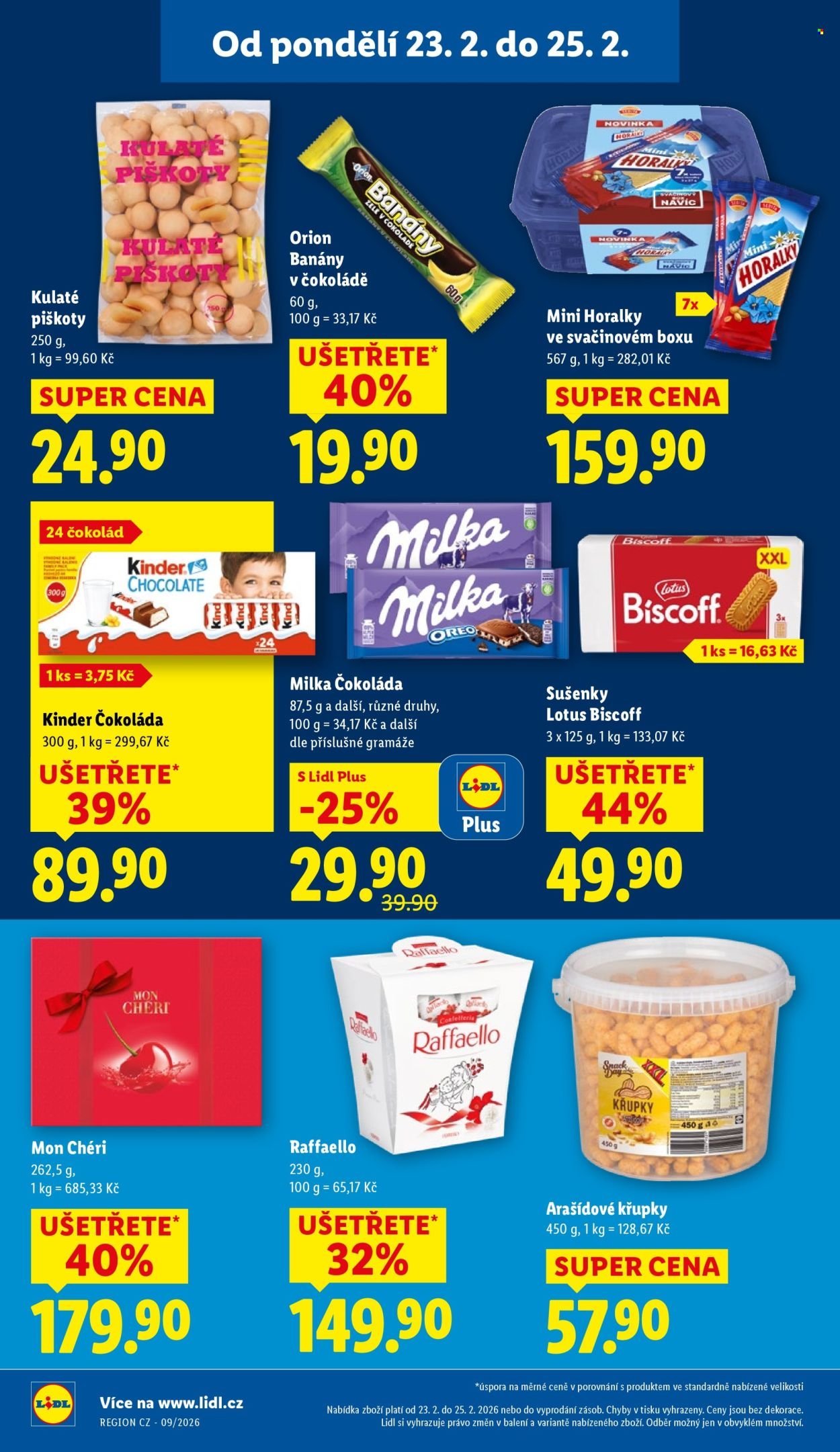 LIDL leták - Od pondělí 23.2.2026 (2026-02-23 - 2026-02-25)