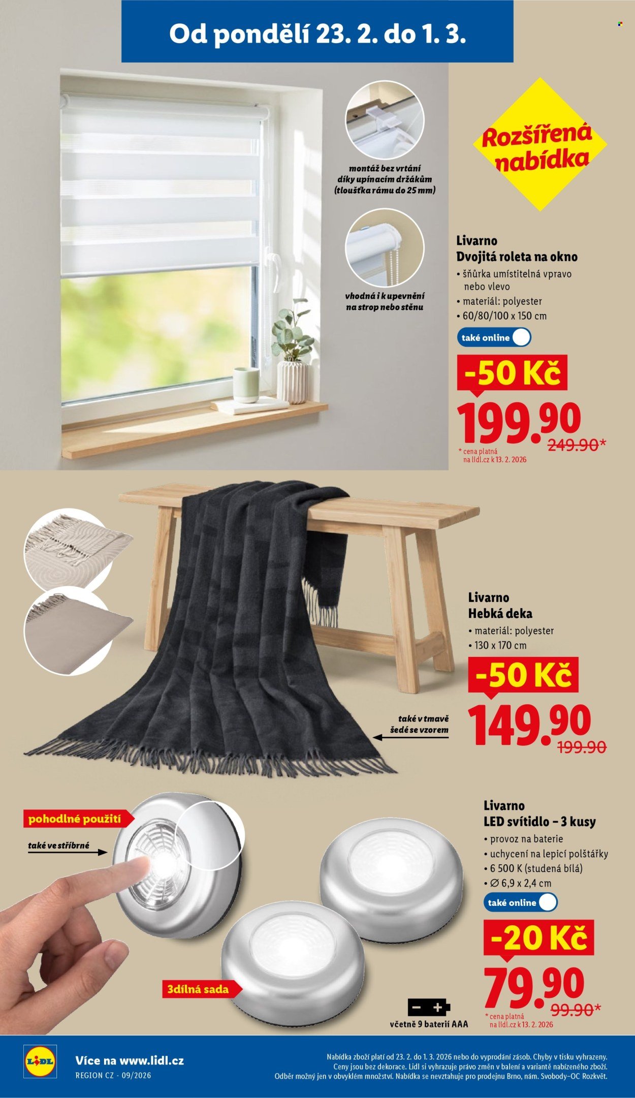 LIDL leták - Od pondělí 23.2.2026 (2026-02-23 - 2026-02-25)