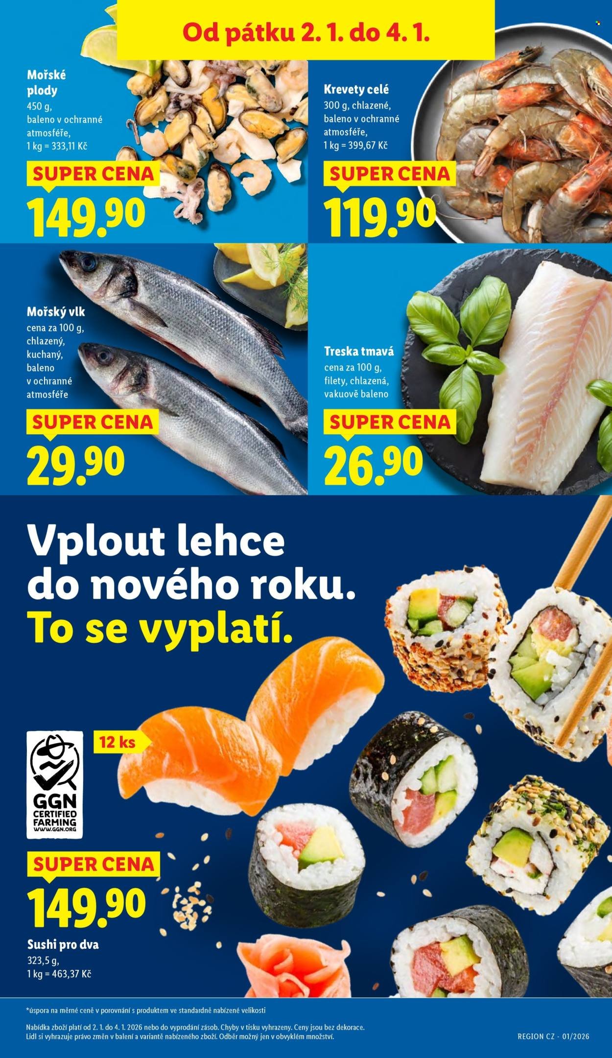 LIDL leták - Od pátku 2.1.2026 (2026-01-02 - 2026-01-04)
