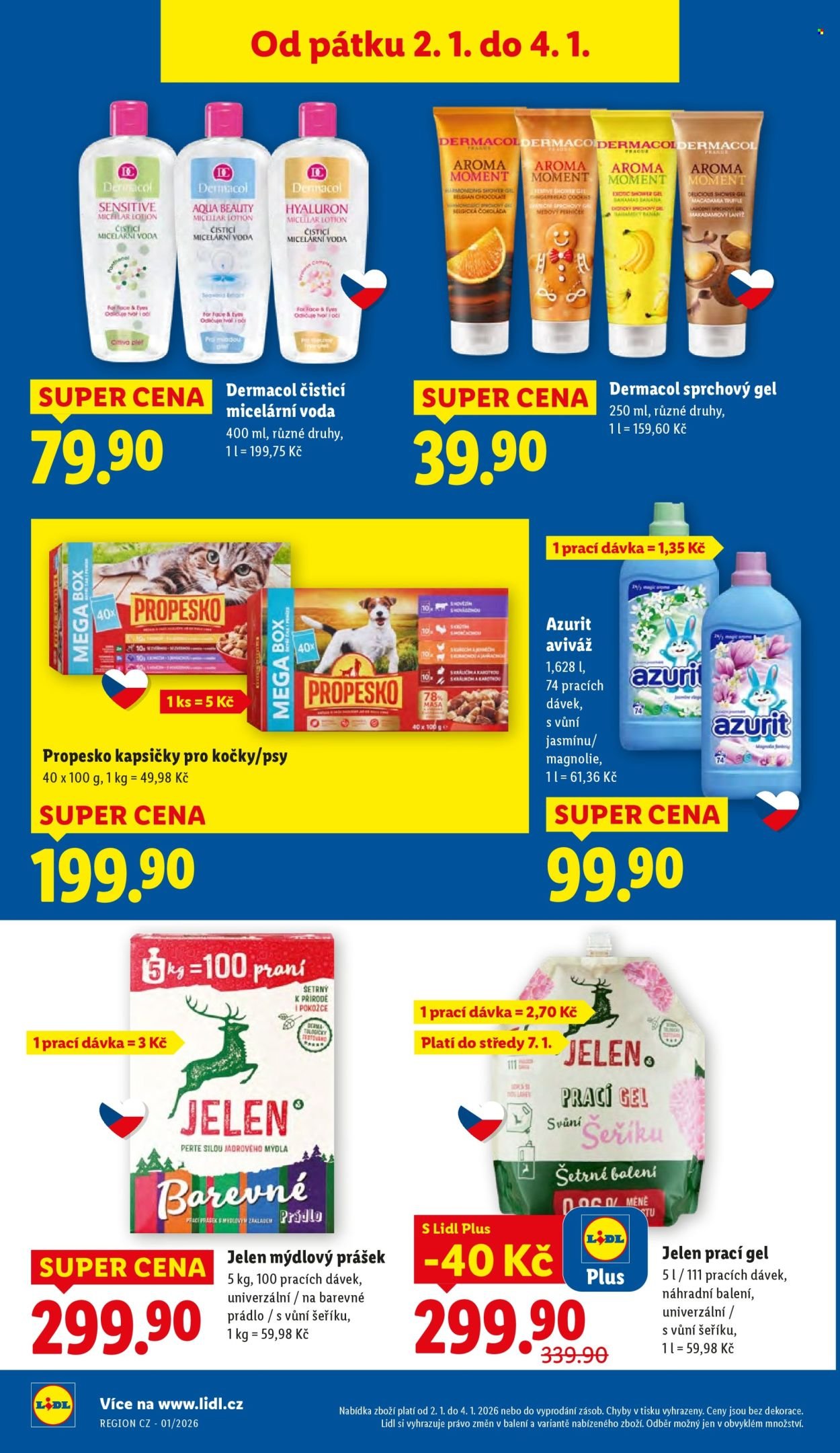 LIDL leták - Od pátku 2.1.2026 (2026-01-02 - 2026-01-04)
