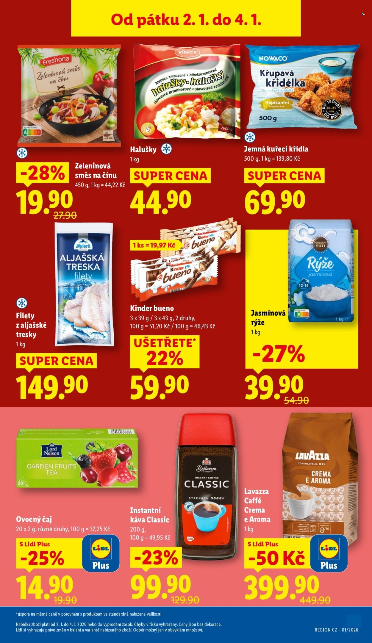 LIDL leták - Od pátku 2.1.2026 (2026-01-02 - 2026-01-04)