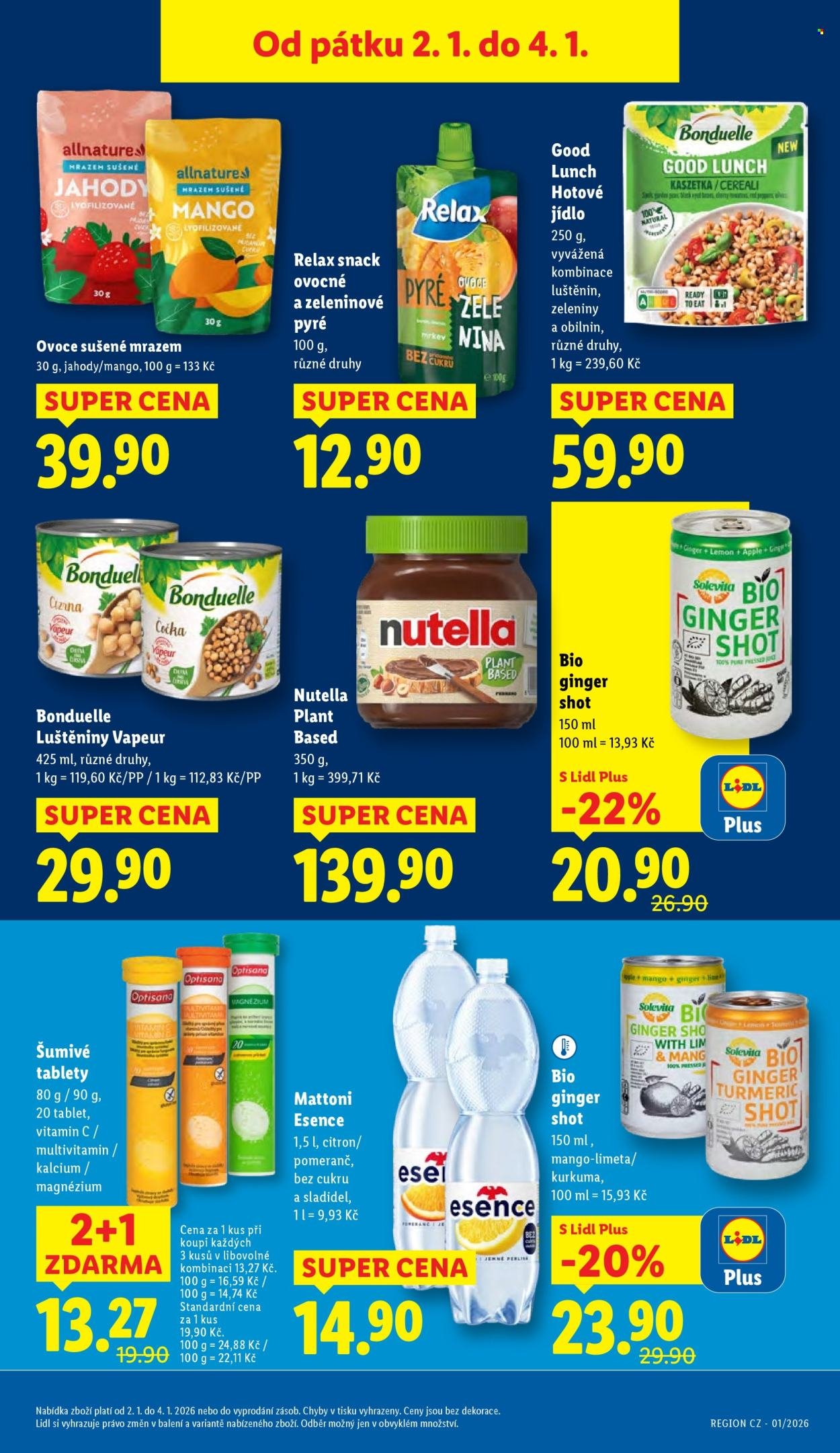 LIDL leták - Od pátku 2.1.2026 (2026-01-02 - 2026-01-04)