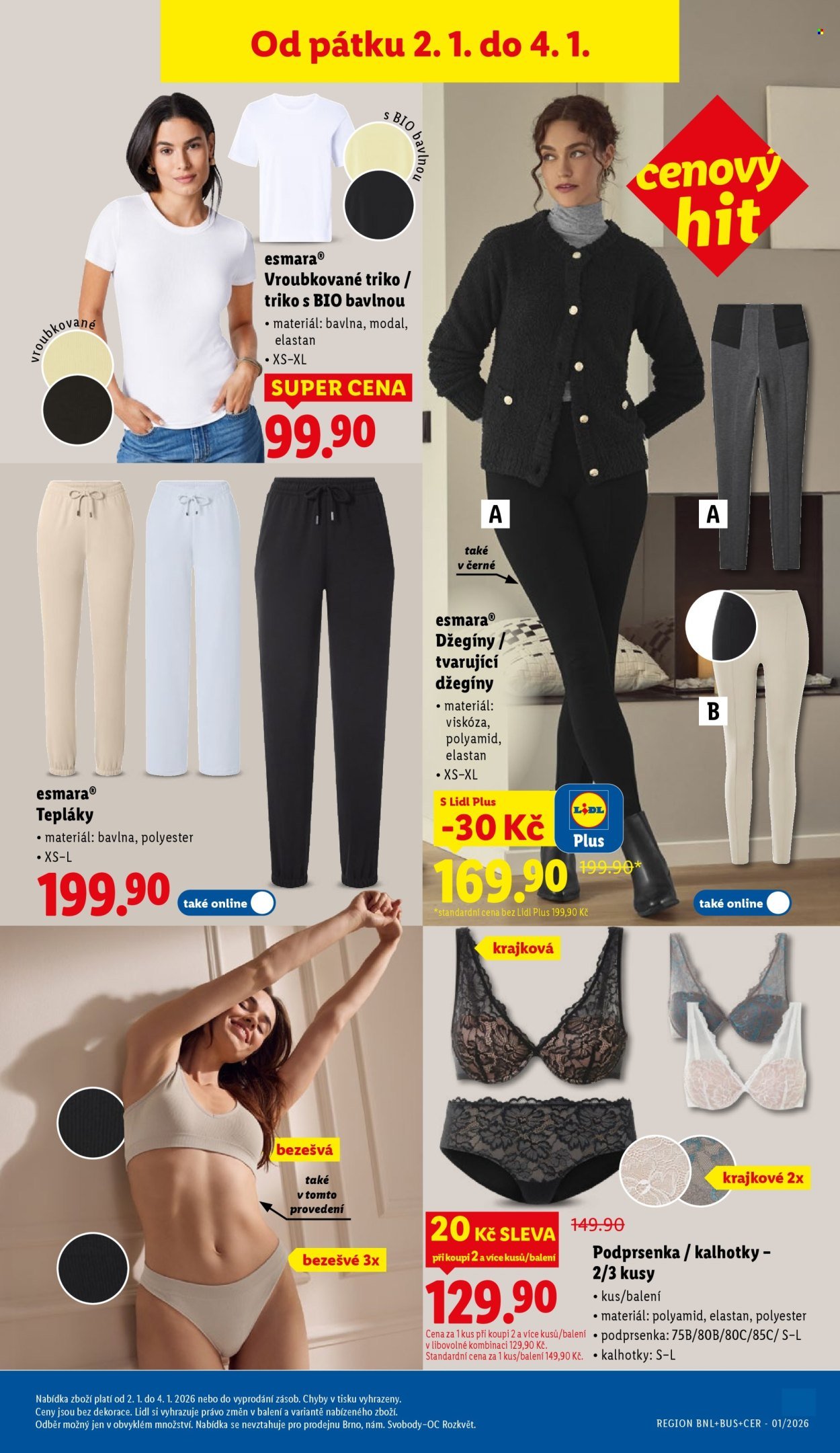 LIDL leták - Od pátku 2.1.2026 (2026-01-02 - 2026-01-04)