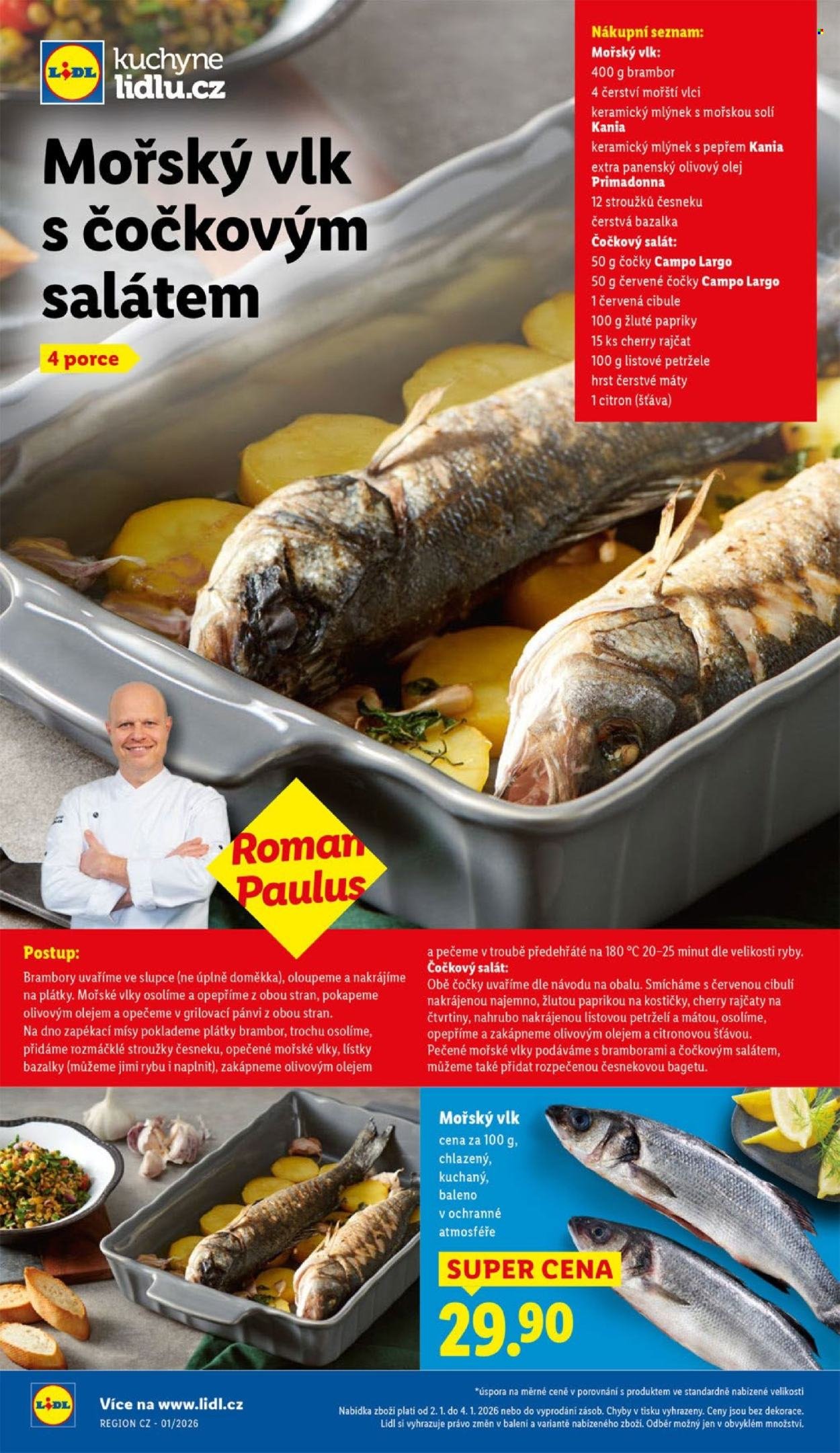 LIDL leták - Od pátku 2.1.2026 (2026-01-02 - 2026-01-04)