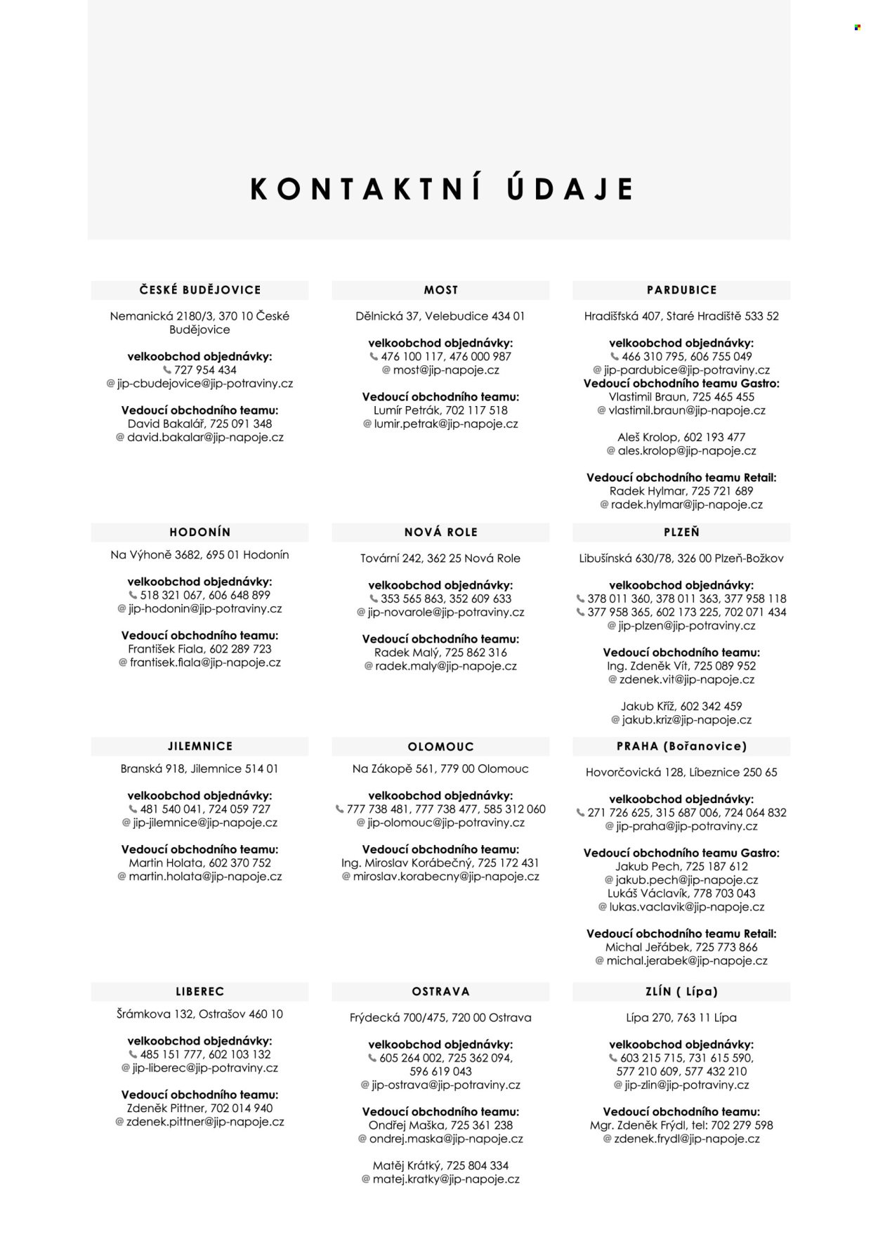 JIP leták - Rychlé občerstvení (2026-03-26)