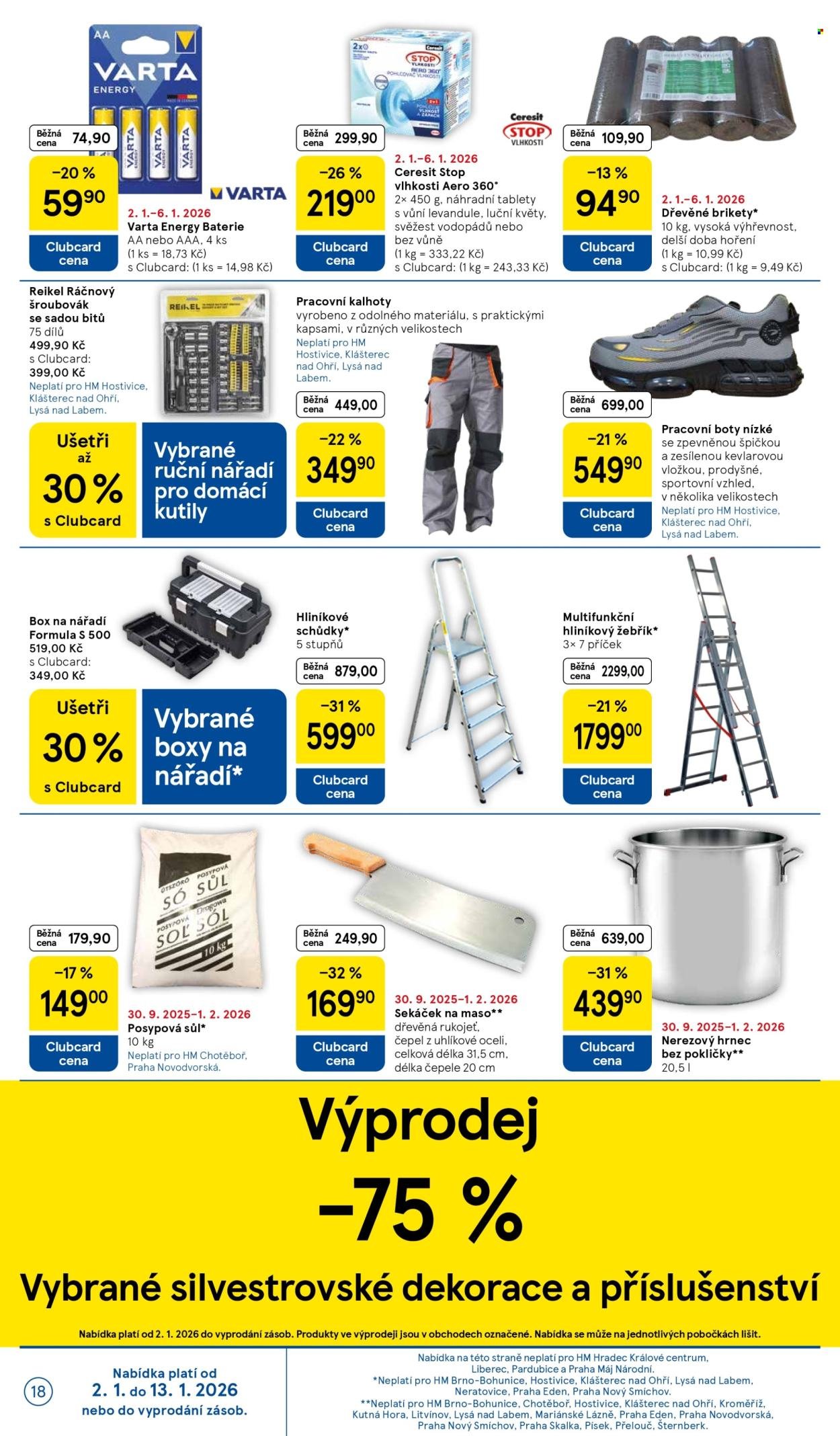 TESCO leták - Clubcard šetří peníze. (2026-01-02 - 2026-01-06)