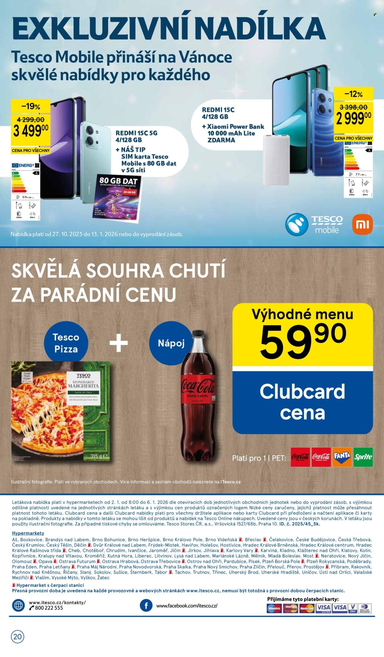 TESCO leták - Clubcard šetří peníze. (2026-01-02 - 2026-01-06)