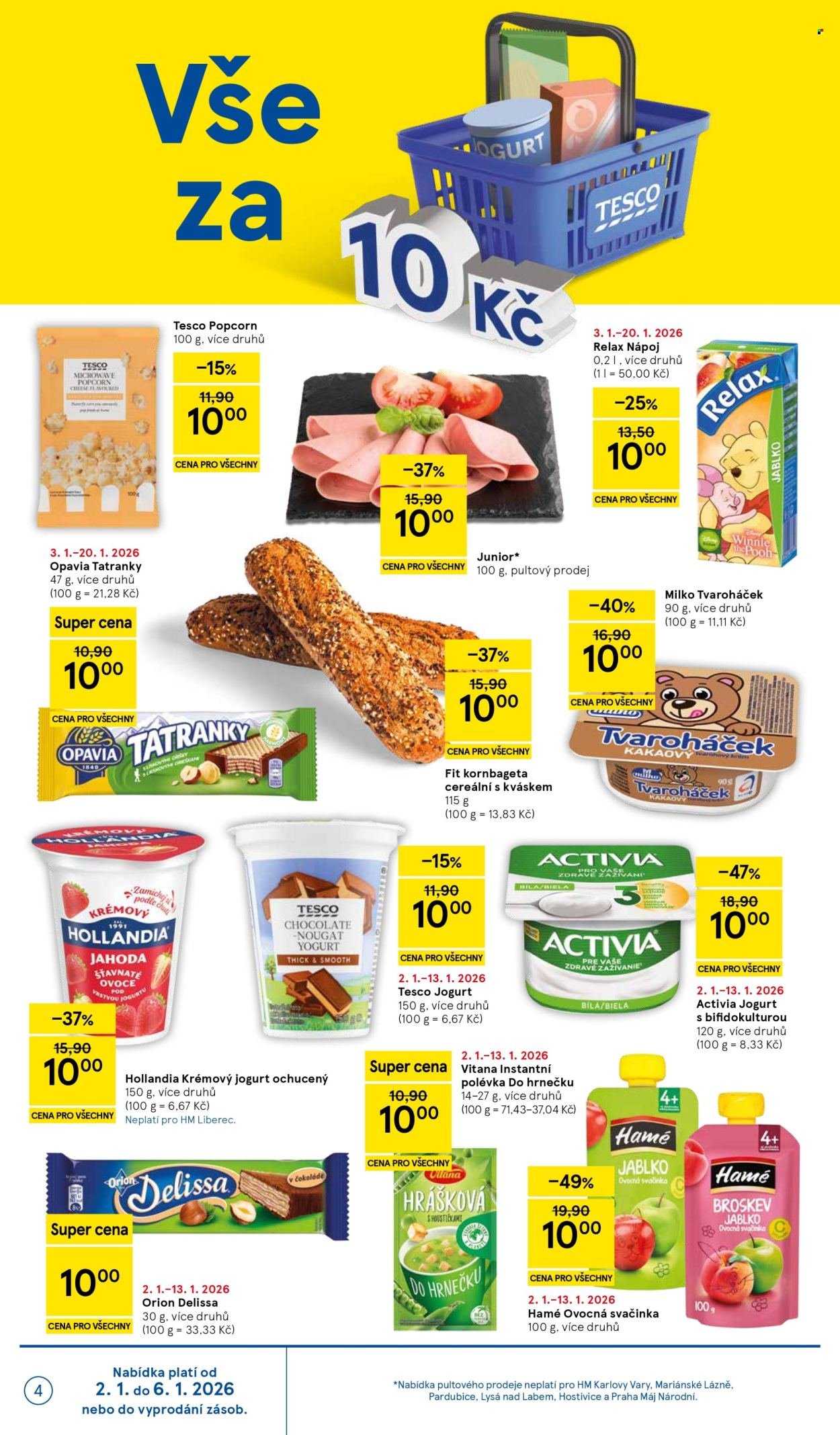 TESCO leták - Clubcard šetří peníze. (2026-01-02 - 2026-01-06)