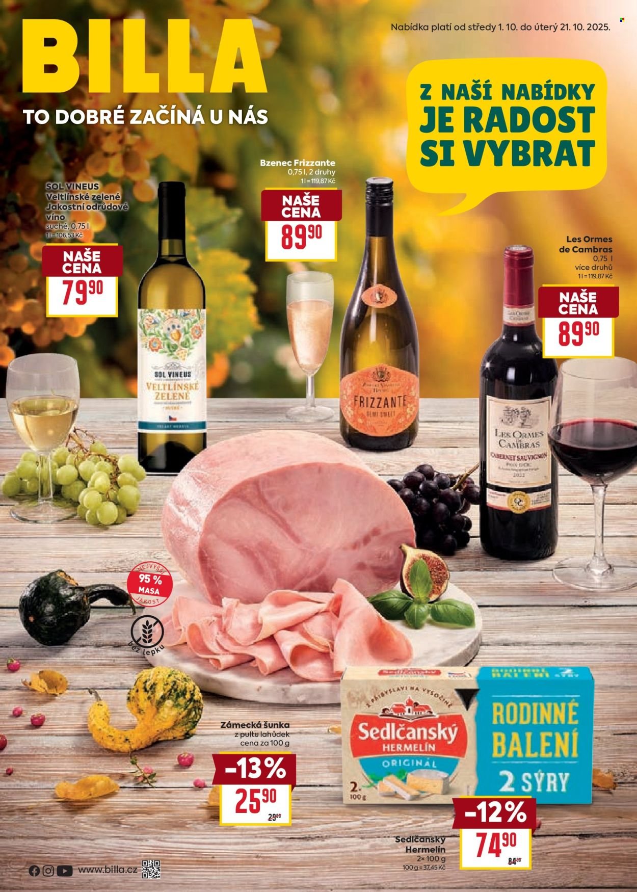 BILLA leták - Podzimní nápoje 2 (2025-10-01 - 2025-10-21)