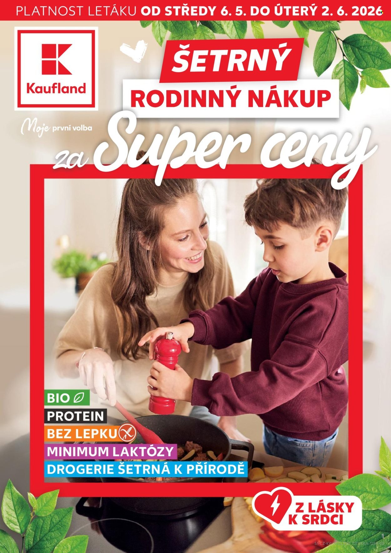 KAUFLAND leták - Šetrný rodinný nákup za super ceny (2026-05-06 - 2026-06-02)