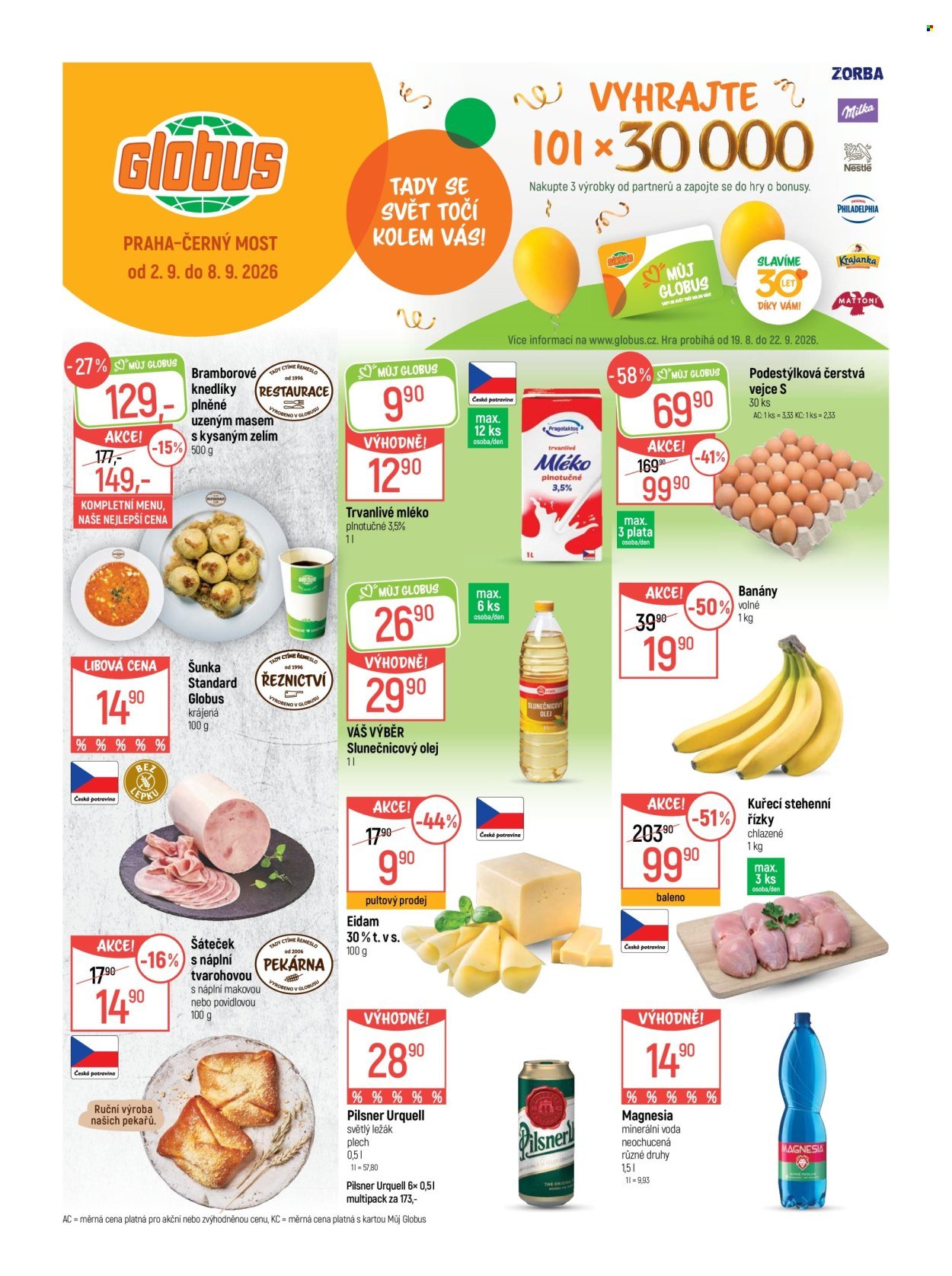 GLOBUS leták - Od středy 2.9.2026
