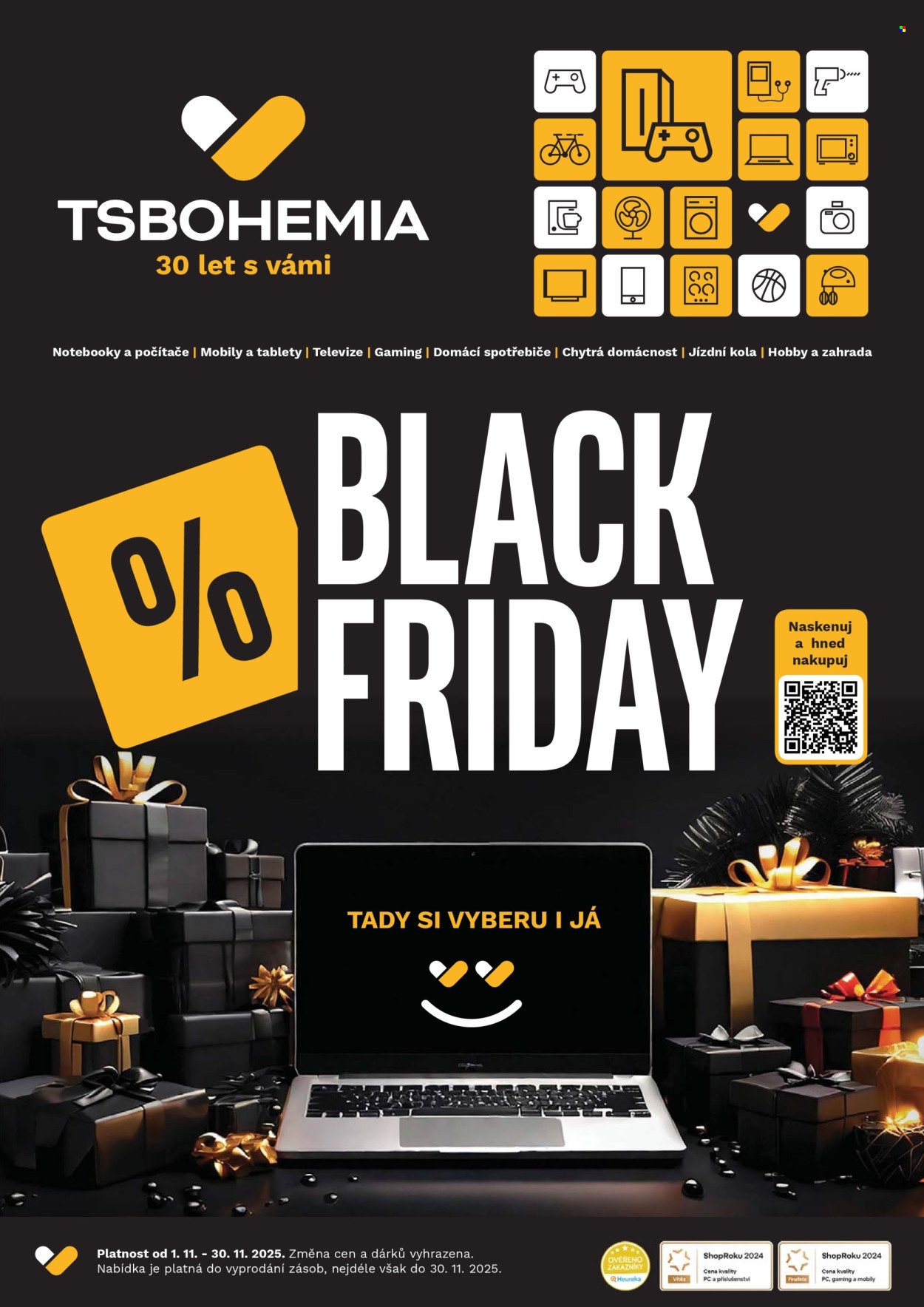 T.S. BOHEMIA leták - Od soboty 1.11.2025 (2025-11-01 - 2025-11-30)