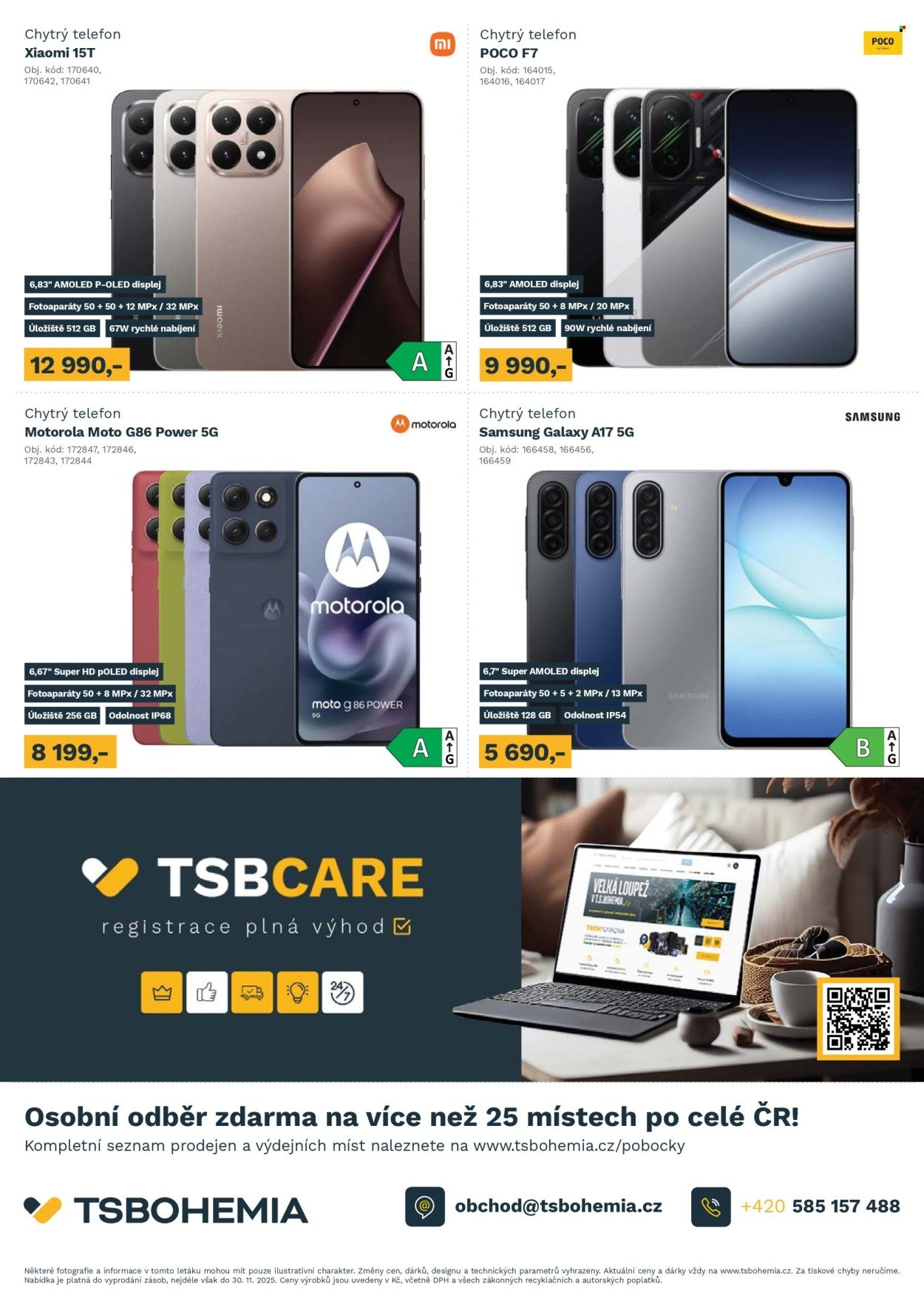 T.S. BOHEMIA leták - Od soboty 1.11.2025 (2025-11-01 - 2025-11-30)