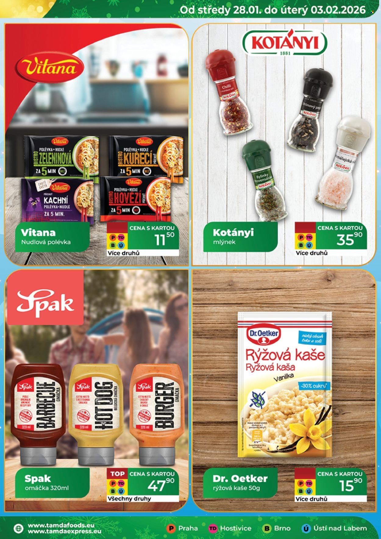 TAMDA FOODS leták - Od středy 28.1.2026 (2026-01-28 - 2026-02-03)